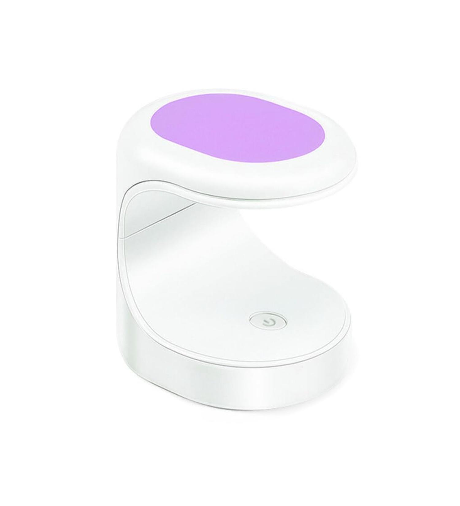 dijiusidy Nail Dryer LED Shaped DIY Travel Pocket Manicure Lamp Machine Home Professional Glue Gel Polish Single Fingernail Light Purple - Buy Online on GoSupps.com