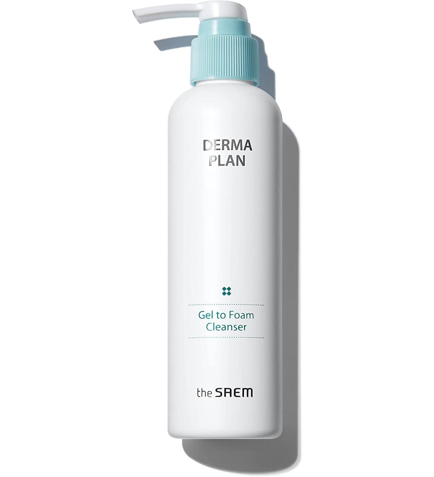 The Saem Derma Plan Gel To Foam Cleanser 180ml / 6.08oz