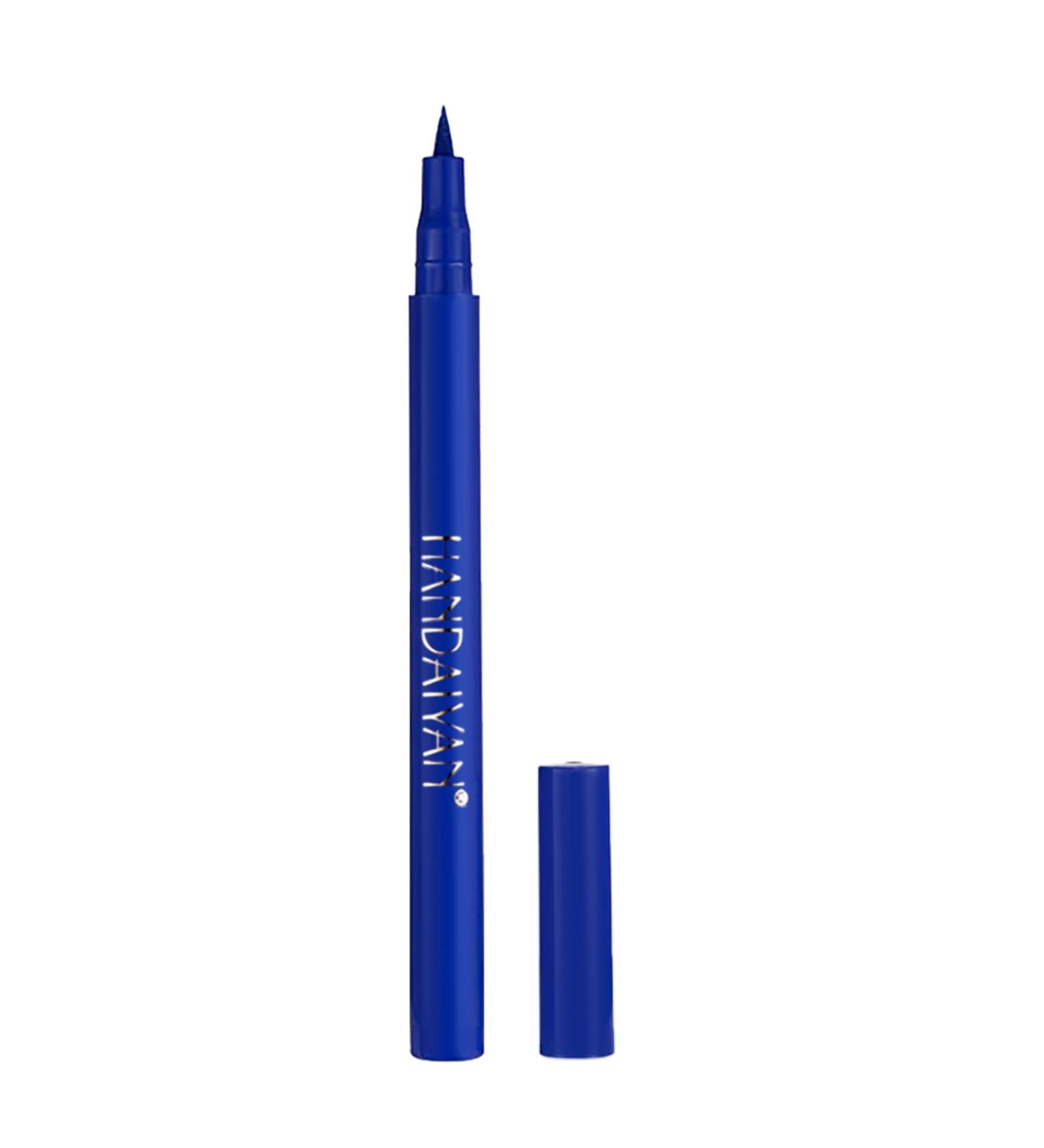 HANDAIYAN Blue Liquid Eyeliner - Long Lasting, Waterproof, Highly Pigmented Eye Liner - Smudge-Proof Colored Eye Pencil - Perfect Christmas Gift (#06 Blue) - Buy Online on GoSupps.com