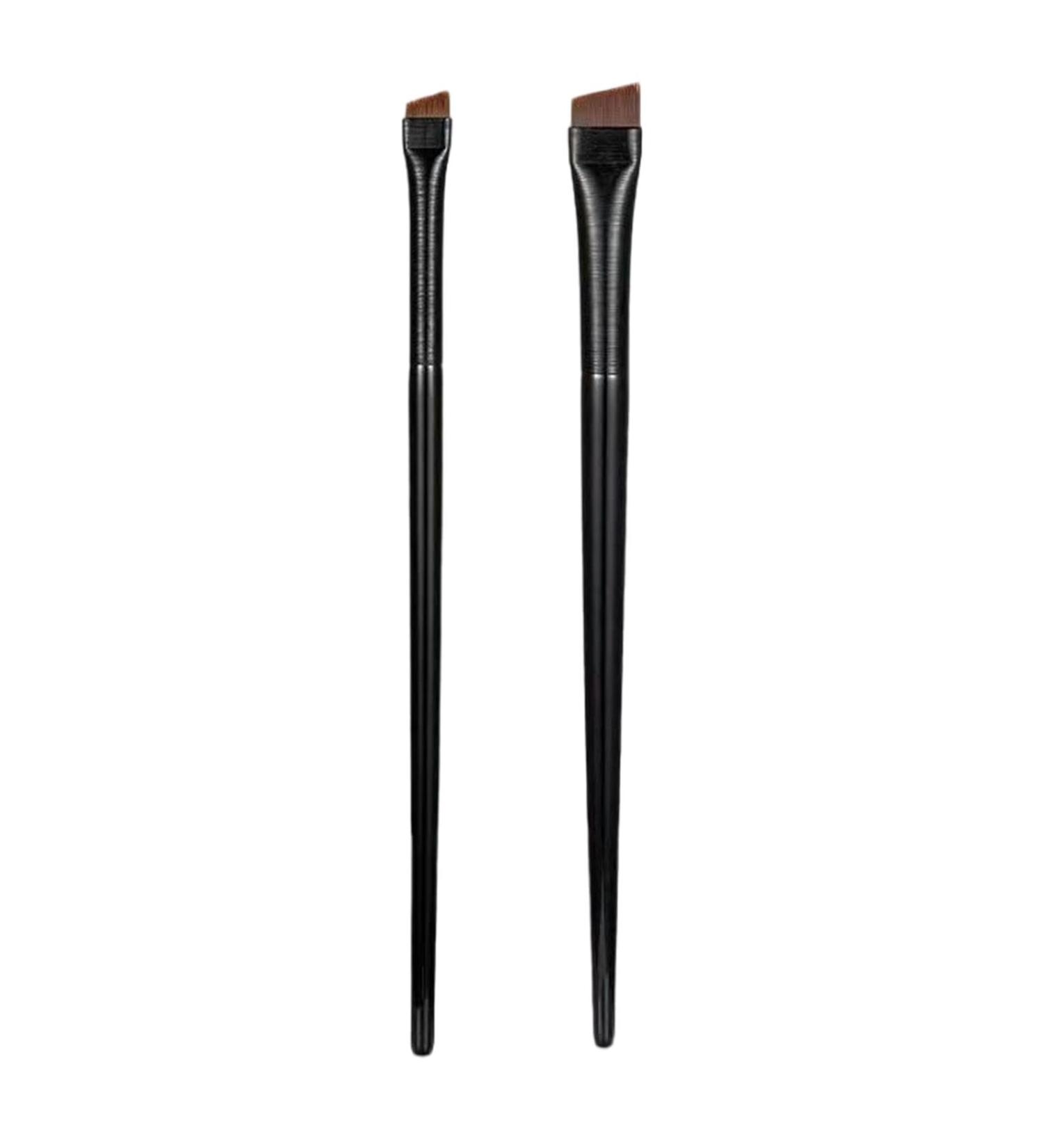 lyanny Angled Eyebrow Brush 2 Flat Thin Eyeliner Brush Fine Angled Eye Brow Brush Eyebrow Brush for for Eyeshadow Eyebrows Eyeliner Eye Makeup - Buy Online on GoSupps.com
