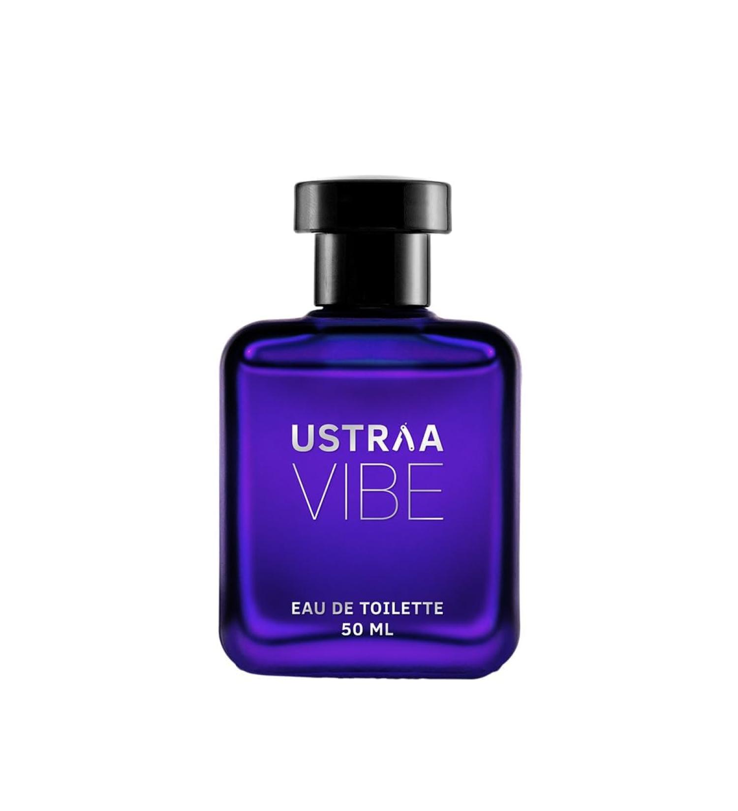 Ust.raa Vib.e ED.T Perfume For Men - 50ml | Long-Lasting Masculine Fragrance | Intense Woody Citrusy Notes with Sweet Fragrance | Suitable for all Occasions - Buy Online on GoSupps.com