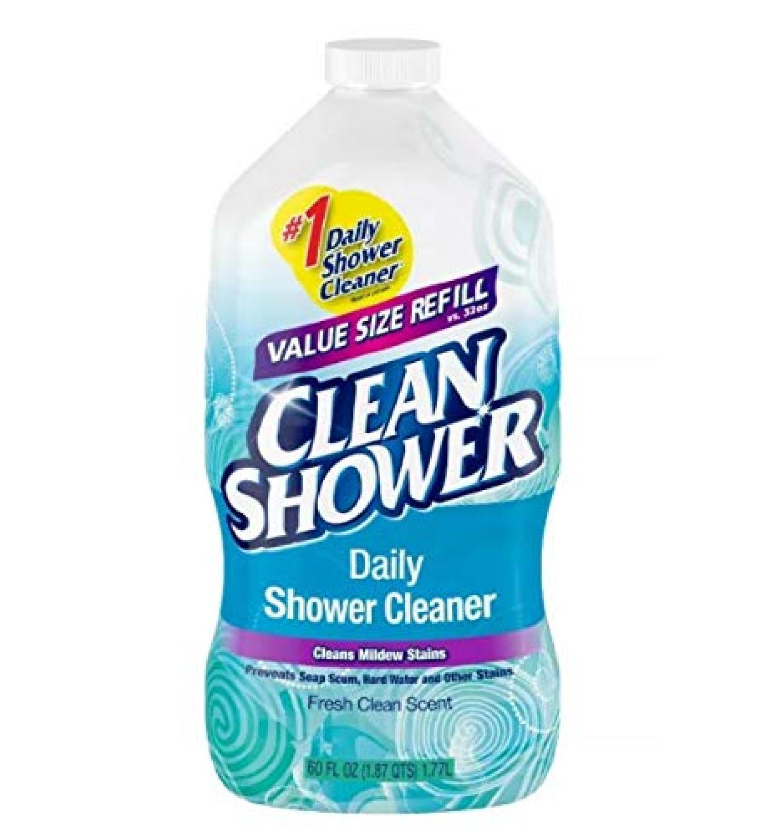 2 Set / Clean+Shower++No+Scent+Basin+Tub+and+Tile+Cleaner++60+oz.+Liquid