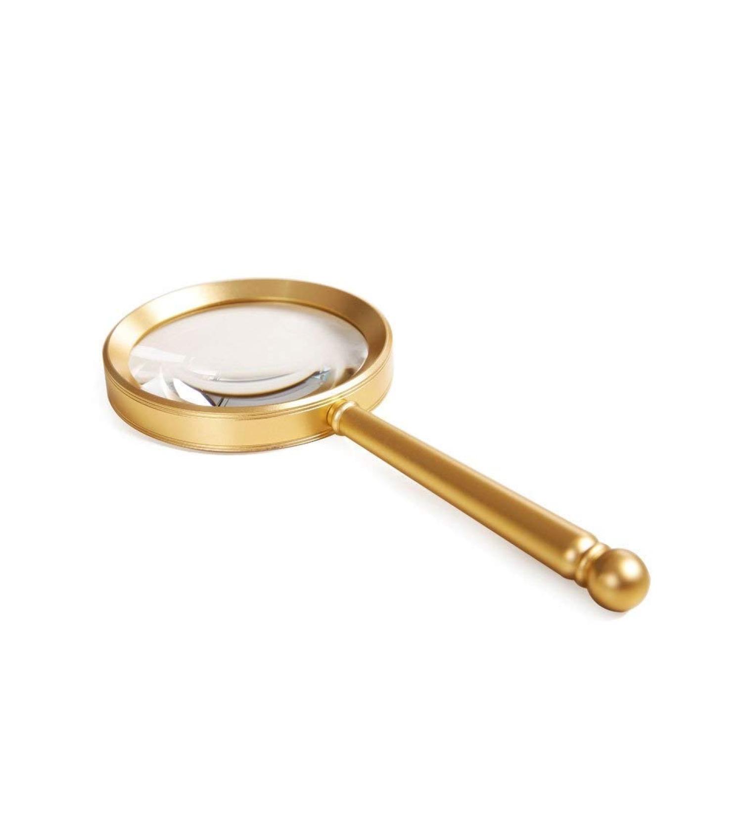 Glass Handheld Glass 8 Times 10 Times High-Definition Magnifier Old Man Reading Loupe Clock Repair Ancient Text Play Identification Enlargement Mirror Tool Magn Made in China - Buy Online on GoSupps.com