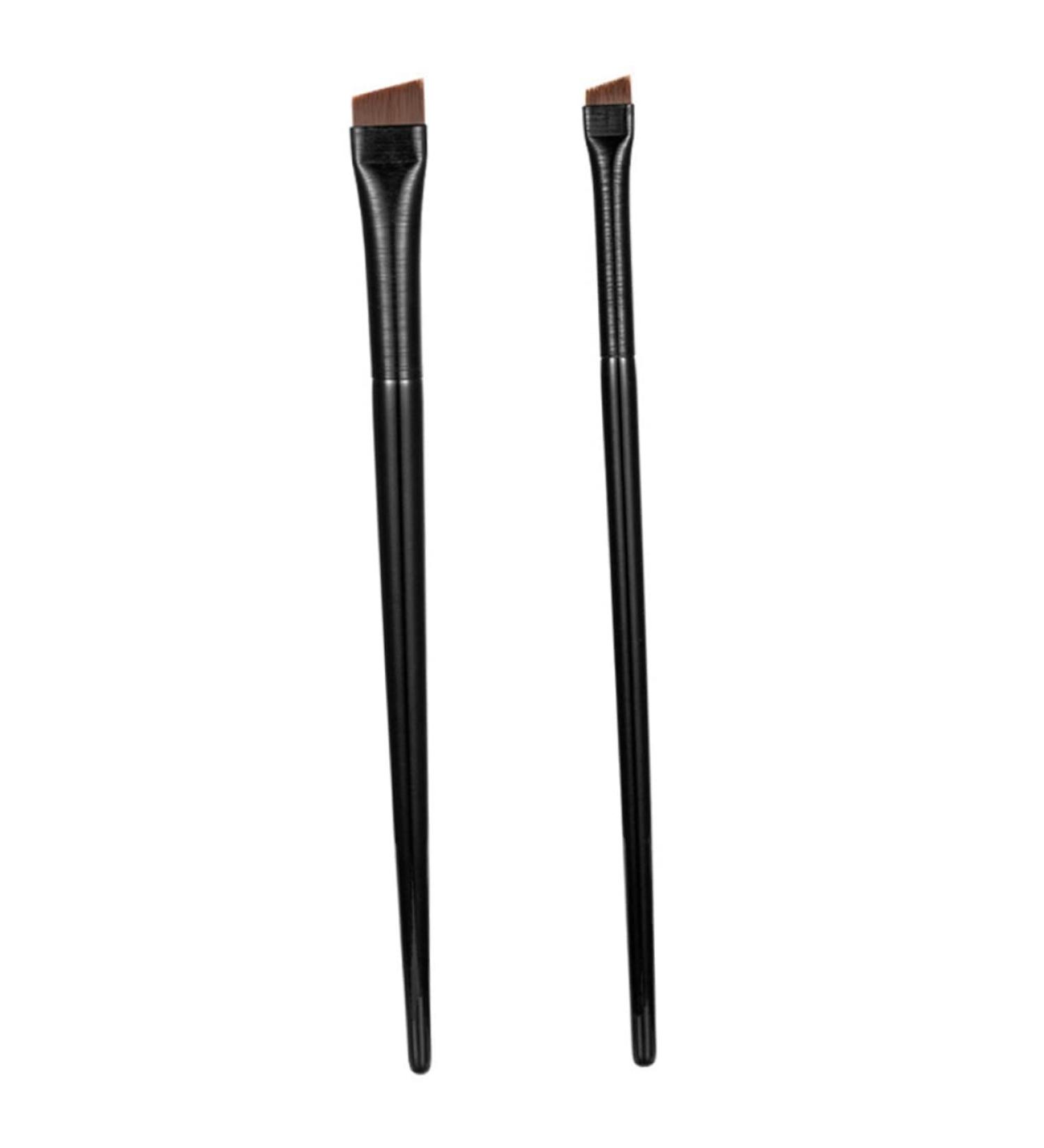 Baluue 3 Sets Women Eyebrow Brush Makeup Tool Wood Ultra Thin Eye Liner Black Makeup Supplies - Buy Online on GoSupps.com