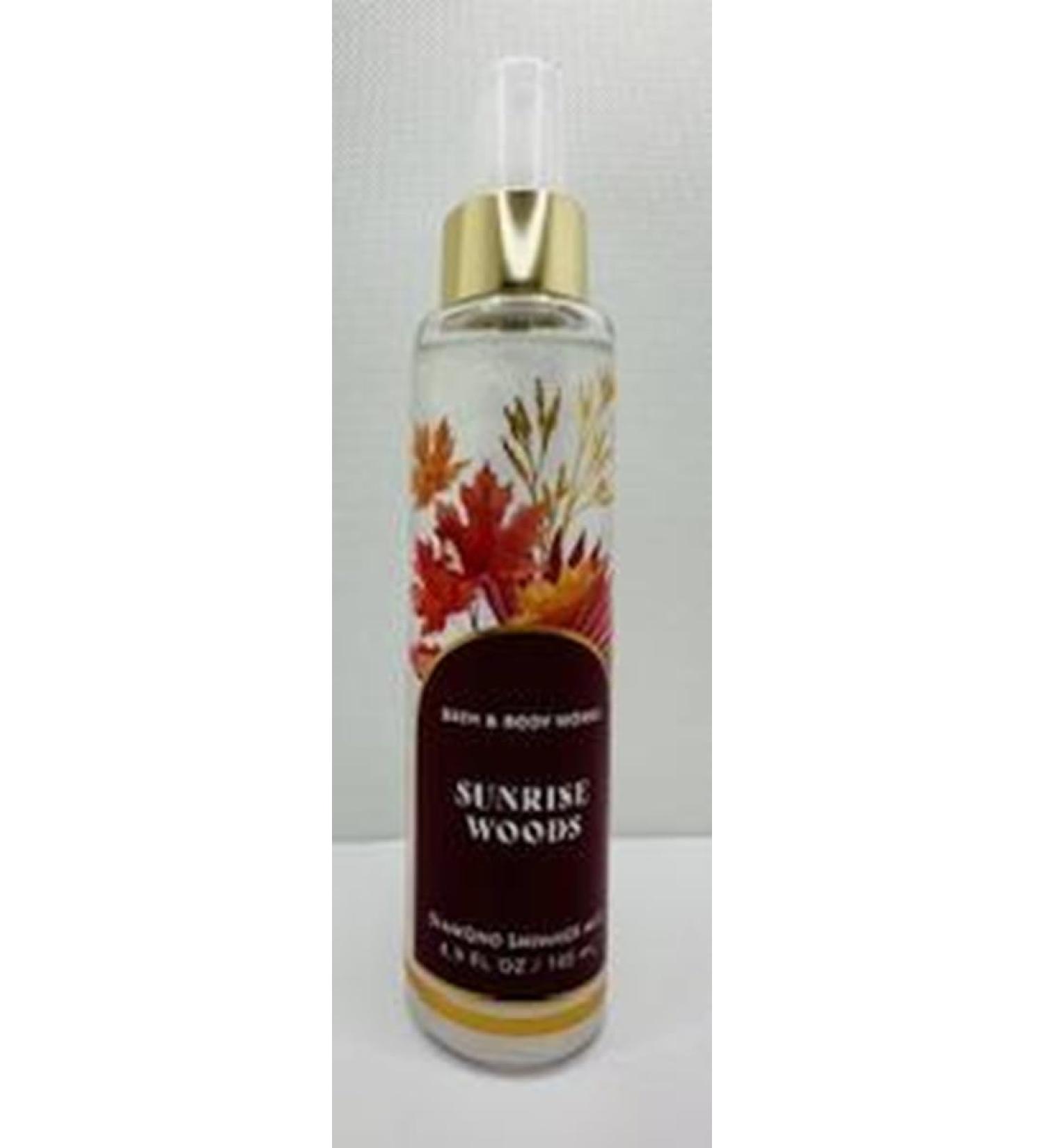 Sunrise Woods Diamond Shimmer Mist Spray 4.9 Ounce Orange and Brown