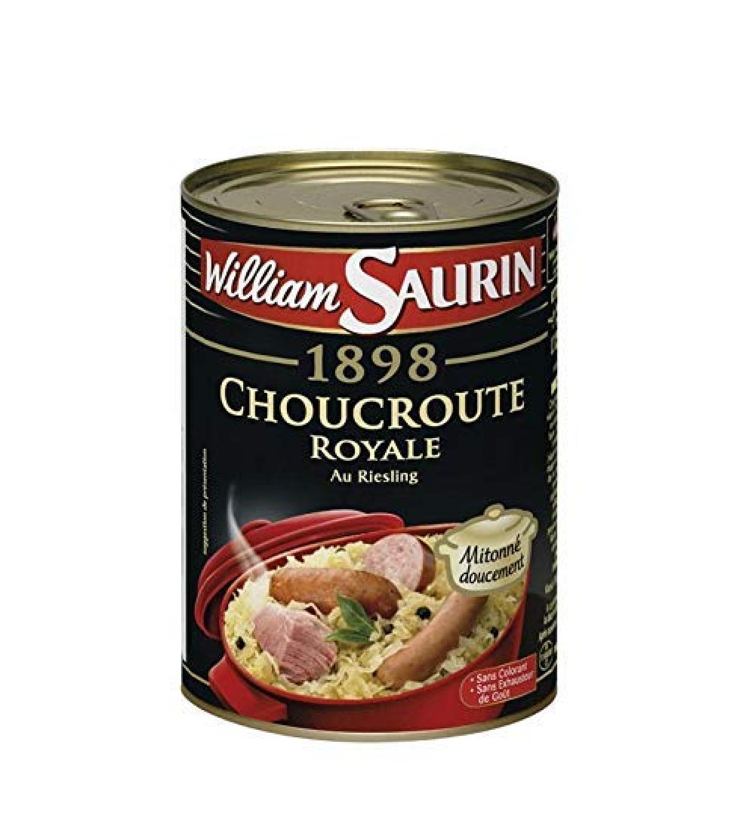 William Saurin Sauerkraut Royale 400 g Pack of 4