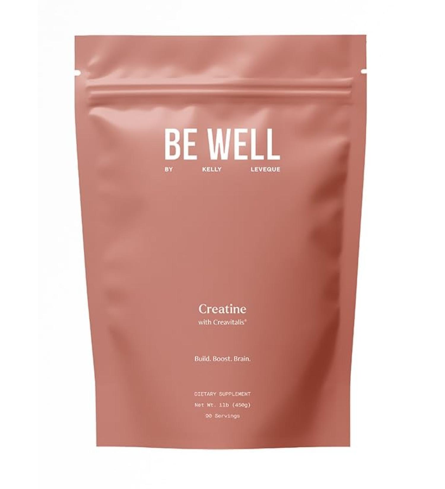 Be Well by Kelly Creatine with Creavitalis Dietary Supplement 1lb (450g) 90 Servings Build. Boost. Brain. - Buy Online on GoSupps.com
