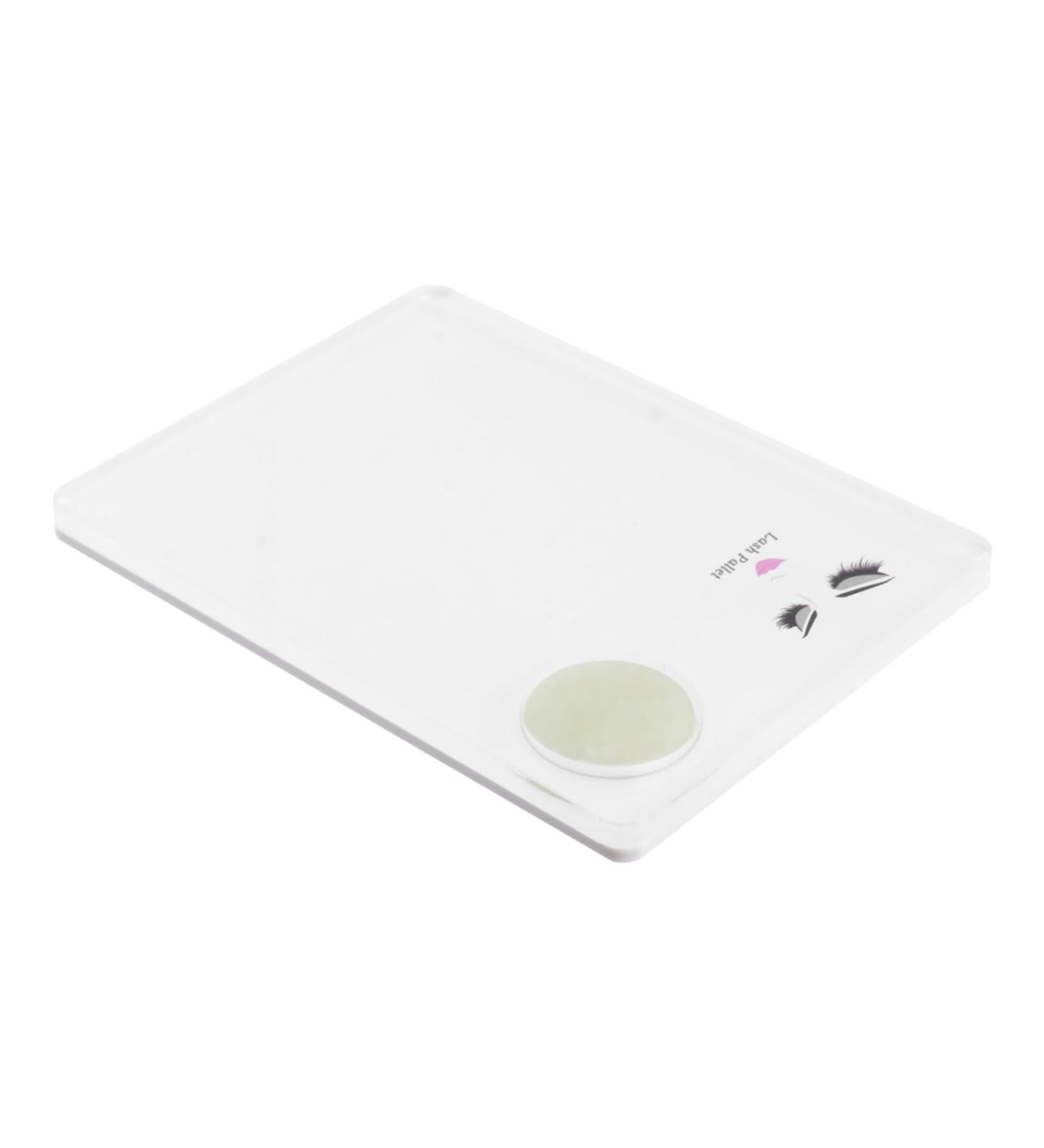 POPETPOP Beauty Tools 1pc Eyelash Grafting Board Lash Extension Pad Holder Lash Stands Forehead Lash Extension Cushion Eyelash Tool Lash Glue Gasket Acrylic White Accessories - Buy Online on GoSupps.com