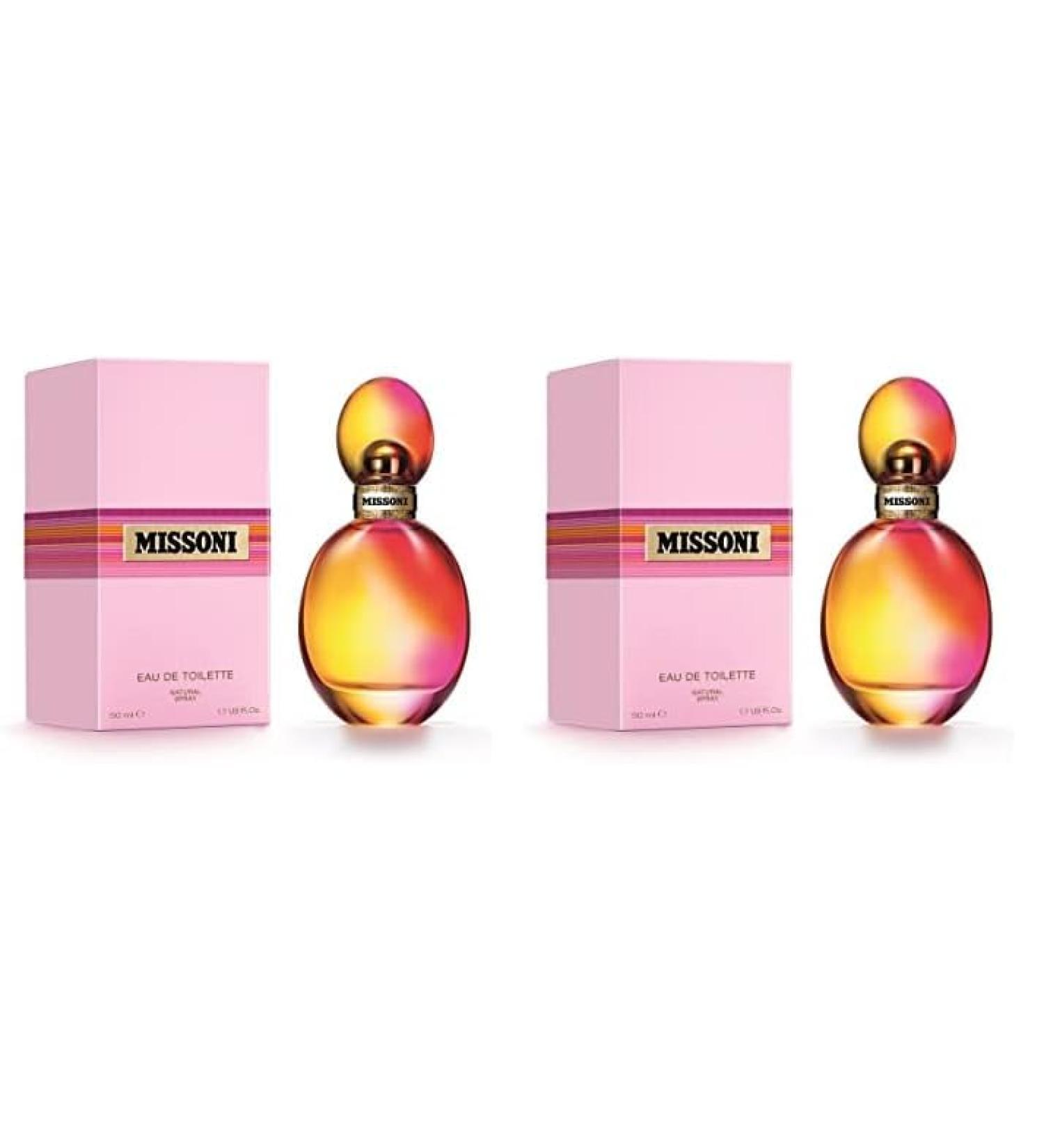 Missoni Eau De Toilette Spray 50 ml Sealed New Box 1.7 Fl Oz (Pack of 2) (10005891) Fruity 1.7 Fl Oz (Pack of 2) - Buy Online on GoSupps.com
