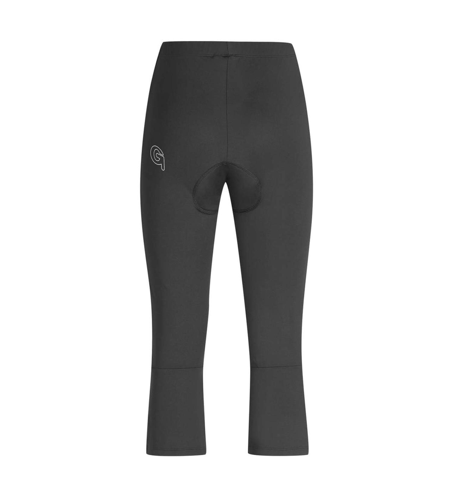 GONSO Women's 3/4 Cycling Shorts Jane - High-Quality Seat Pad - Black - Ideal for Comfort & Performance - International Shipping Available - Buy Online on GoSupps.com