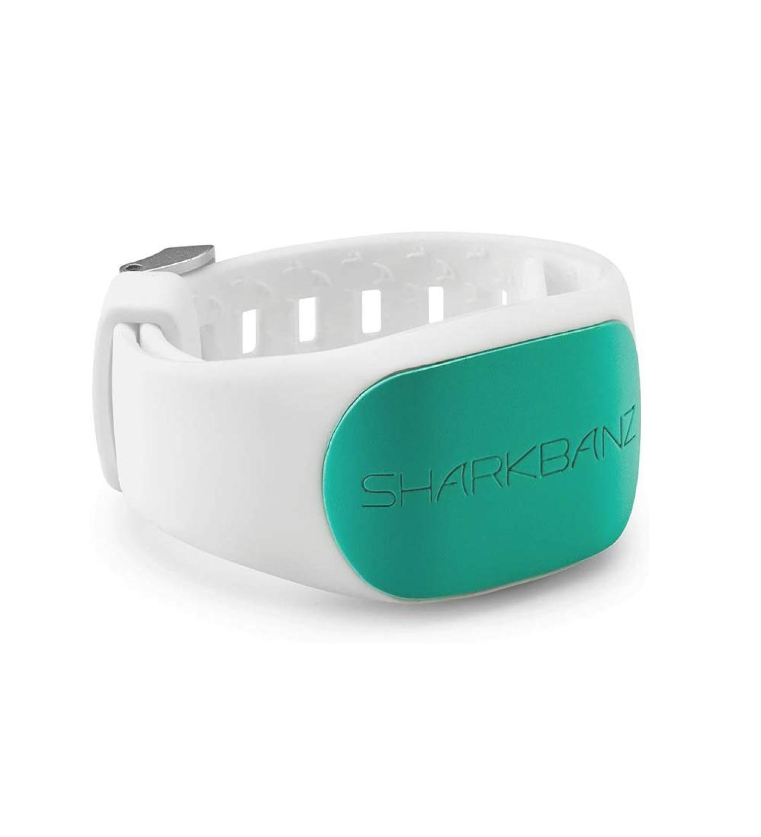 SHARKBANZ 2 Magnetic Shark Repellent Band - White/Seafoam | For Swimming, Surfing, Diving, Snorkeling & Ocean Sports - Buy Online on GoSupps.com
