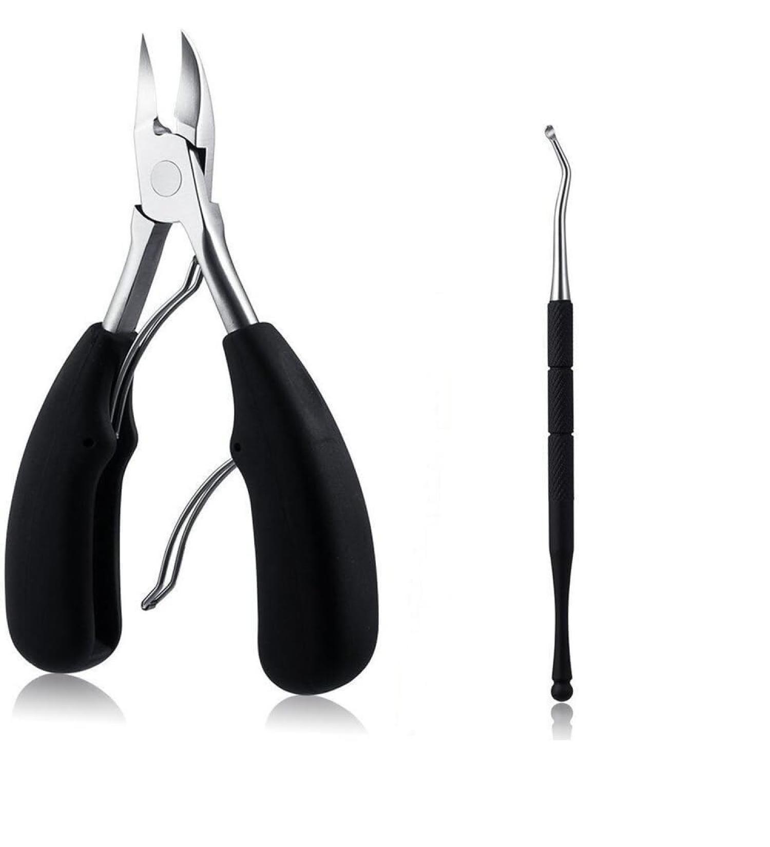 INSGB - Nail Clippers with Toenail Lifter Manicure Set for Thick or Ingrown Toenails Baby Nail Clippers Nail Cutter Toe Nail Clippers for Thick Nails Pedicure Sets for Feet Nail Kit - Buy Online on GoSupps.com