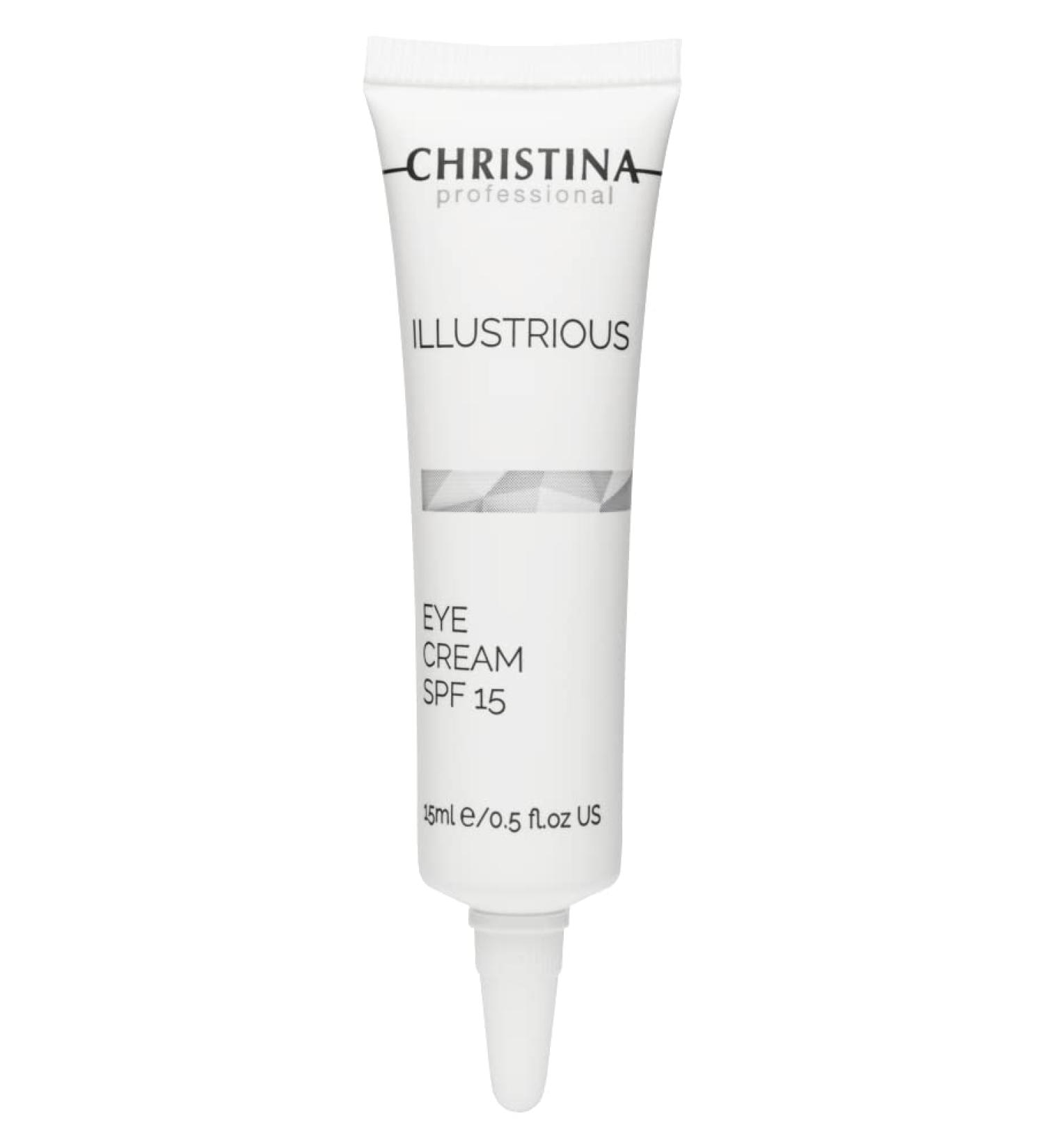 Christina Illustrious Eye Cream SPF15 - Moisturizing & Protective Formula - Buy Online on GoSupps.com