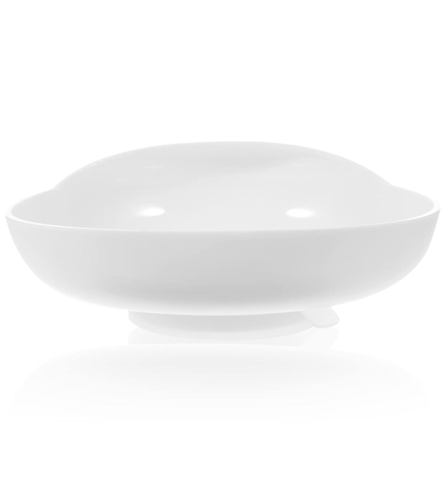 DOITOOL Elderly Scoop Plate with Suction Base - Non-Slip Self-Feeding Bowl for Disabled and Handicapped - Buy Online on GoSupps.com
