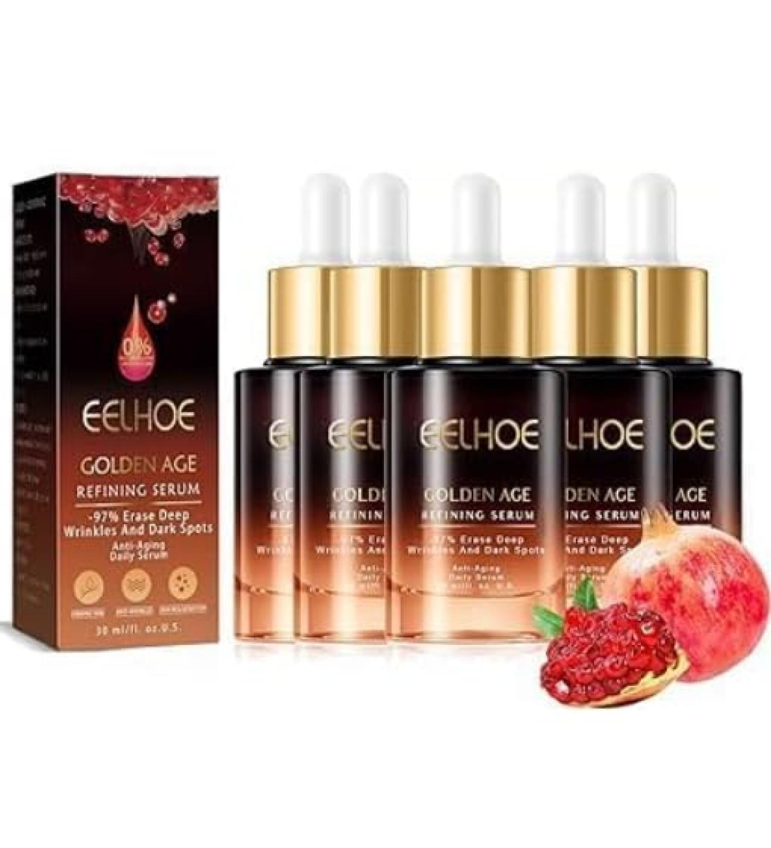 (100% Effective) 5PCS Young Golden Age Refining Serum | Golden Age Refining Serum | Collagen Boost Anti Ageing Serum | Skin Care Serum for Face | Best Face Cream for Aging Skin | 30ml/1fl.oz - Buy Online on GoSupps.com