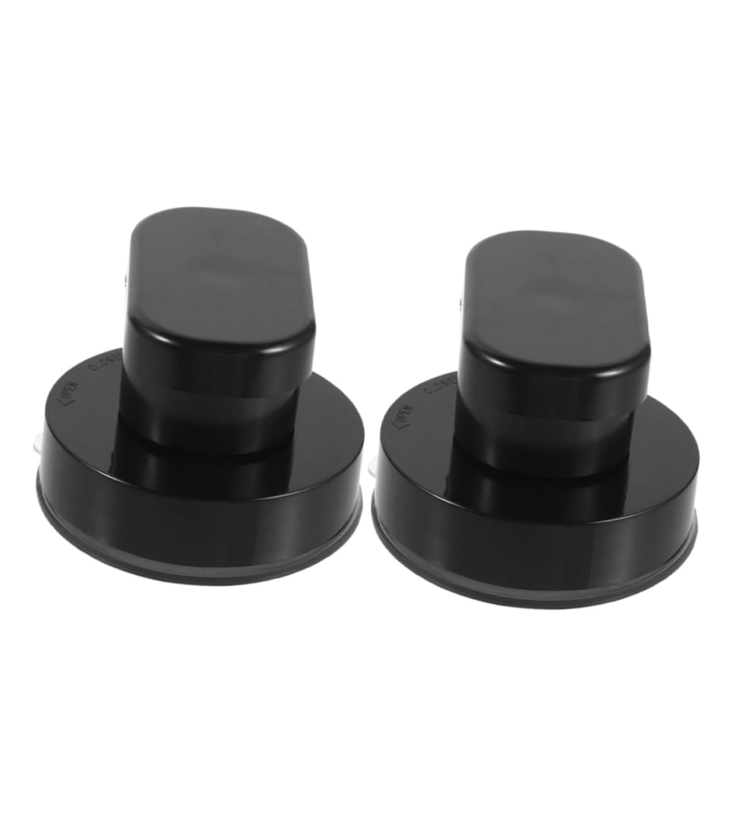 Healeved 2 Pieces Suction Cup Door Handle Black Strong Suction Cup Non-Slip Bathroom Handle for Bathtub Refrigerator Drawer Furniture Safety Handle - Buy Online on GoSupps.com