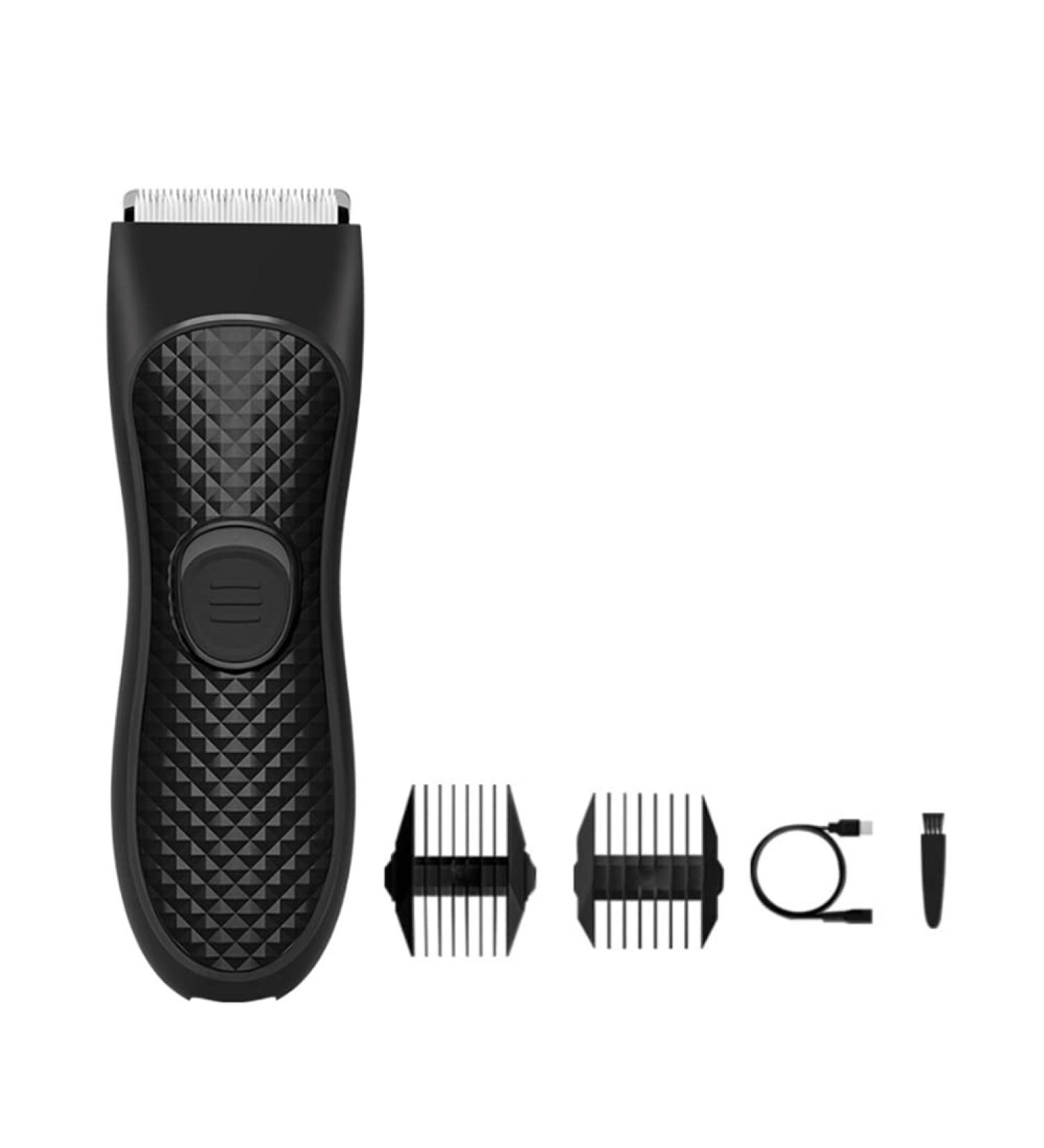 ecaqlin 1Set Groin Hair Trimmer Pubic Hair Removal Intimate Areas Body Clipper Black Epilator Rechargeable Shaver - Buy Online on GoSupps.com
