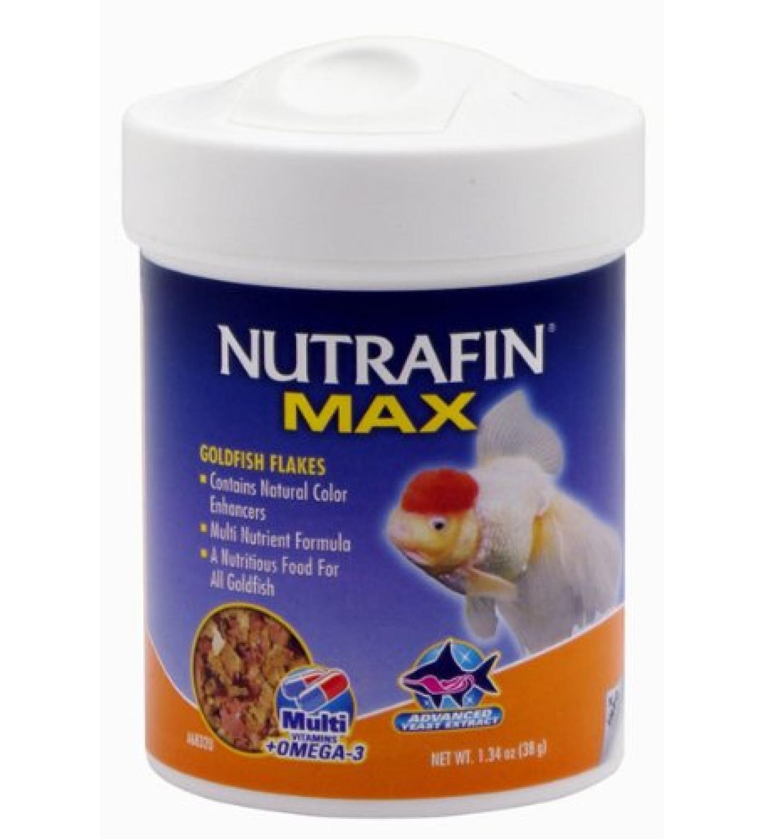 Nutrafin A6832 Max Goldfish Flakes 1.34-Ounce - Buy Online on GoSupps.com