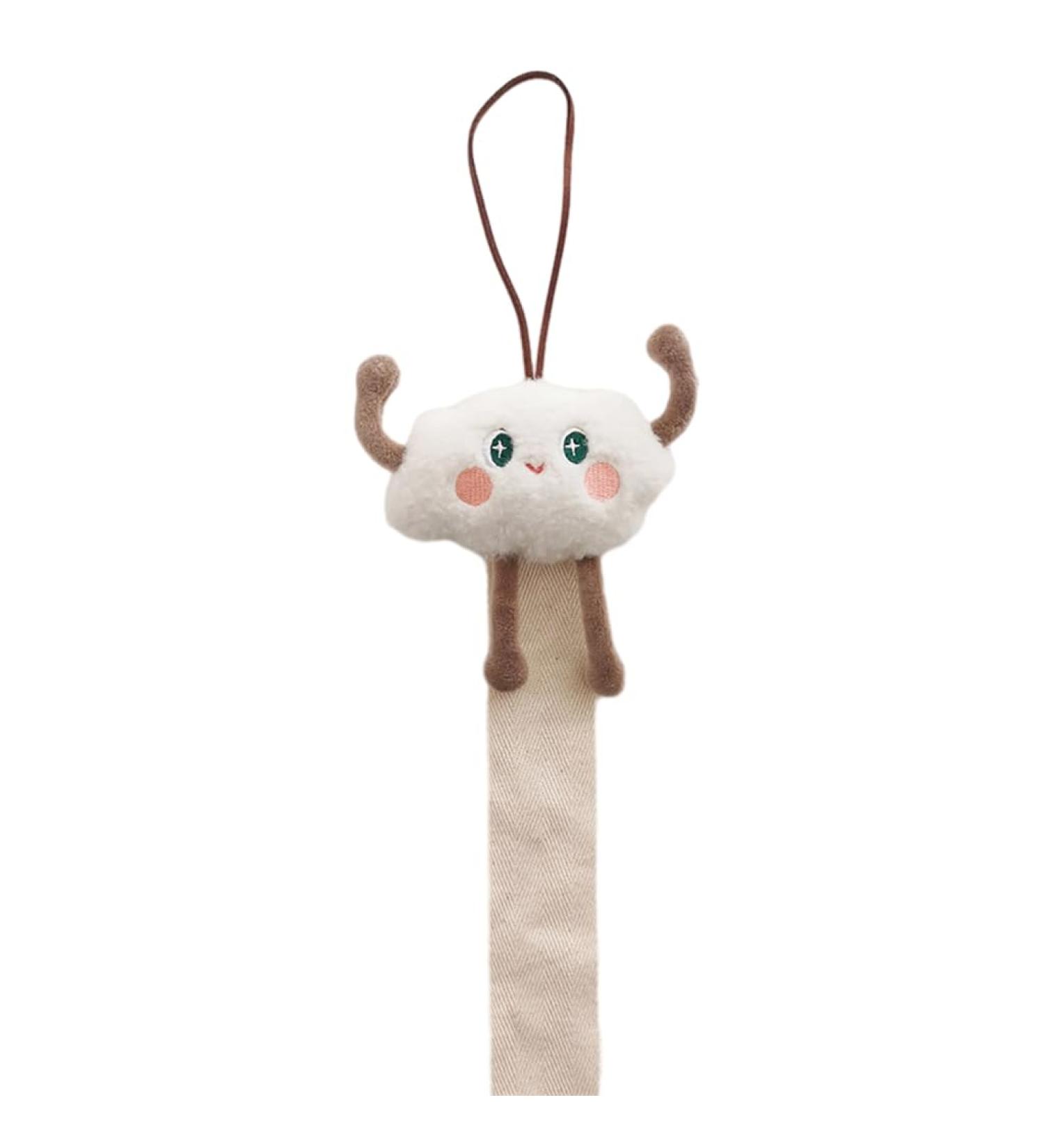 hgnxa Cute Hair Clip Holder Soft & Comfortable Adjustable Hairband Storage Cloud Pattern for Kids Room Decoration & Daily Use White leggy clouds - Buy Online on GoSupps.com
