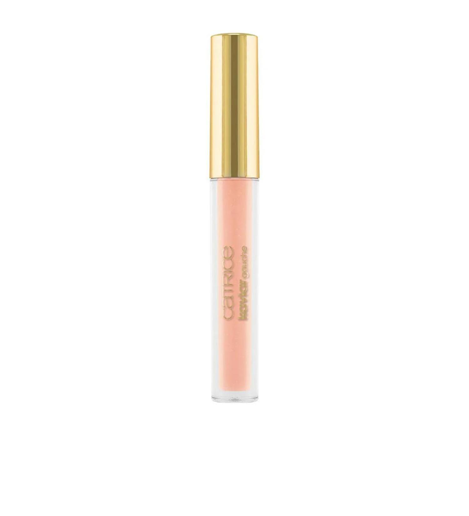 Catrice Kaviar Gauche Volumizing Lip Booster No. C01 Rose Spectacle Nude cooling enlarging geling glittering shimmering glossy (1ml)