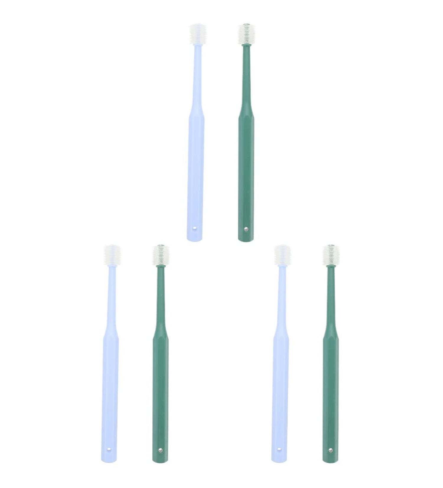 Mipcase 6 Pcs Pet Toothbrush Puppy Toothbrush Cat Toothpaste Portable Cat Toothbrush Work Clean Cat Mouth Assorted Colorx3pcs 1 count (Pack of 1) - Buy Online on GoSupps.com