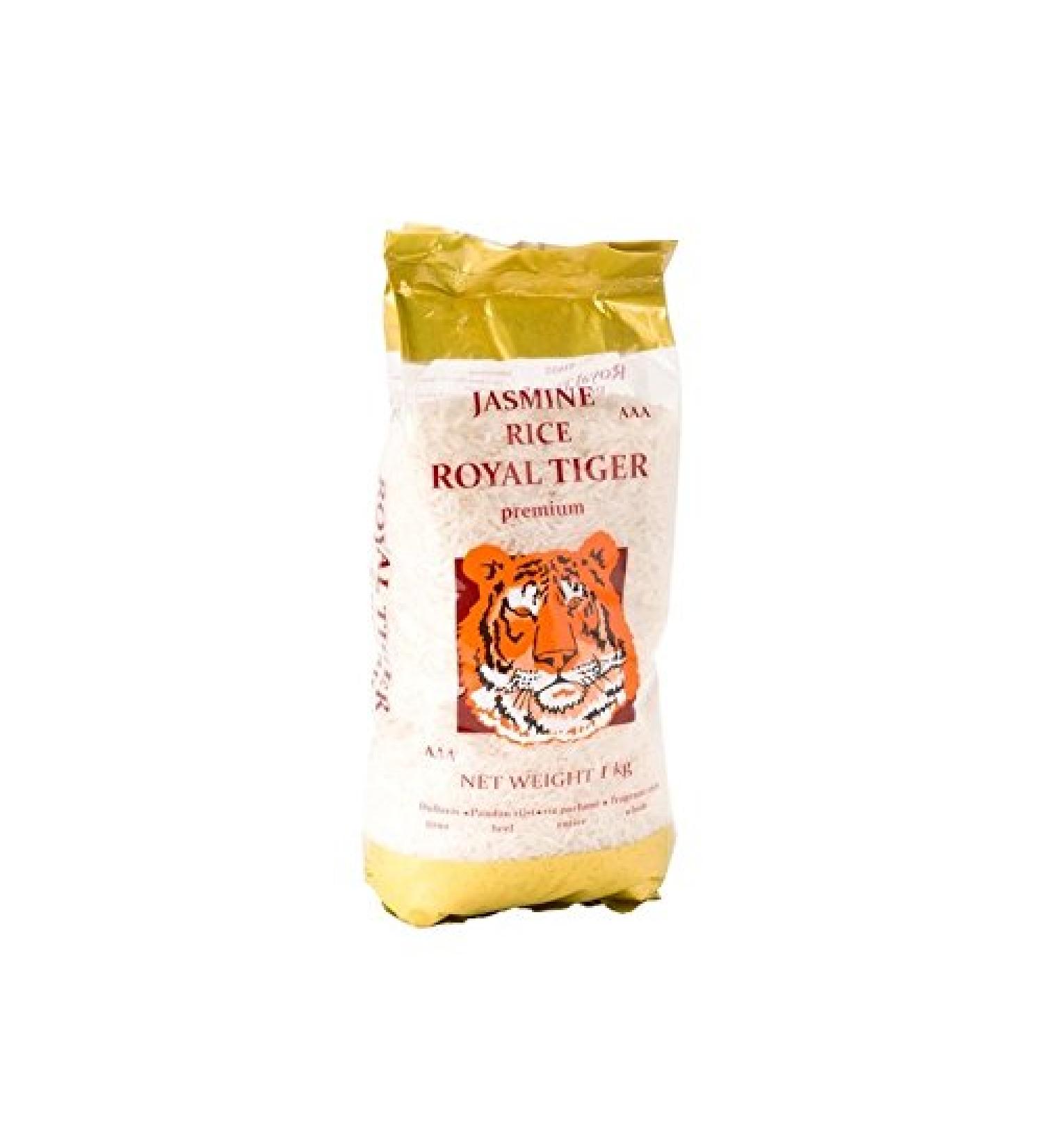 Royal Tiger Jasmine Whole Scented Rice 4 x 1kg
