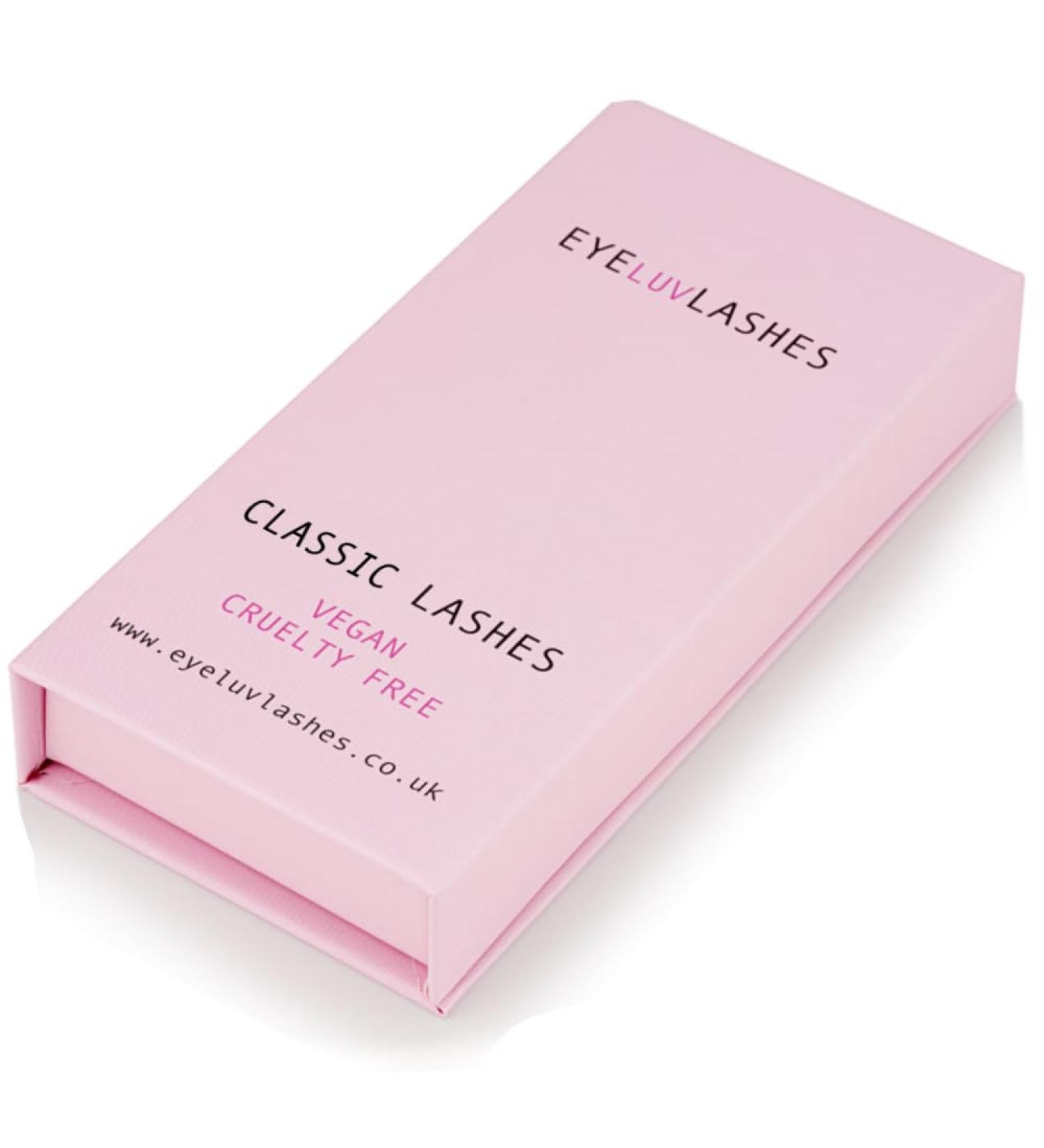 Semi Permanent Silk Individual Eyelash Extensions - C Curl 0.20 14mm Length by Eyeluvlashes - Buy Online on GoSupps.com