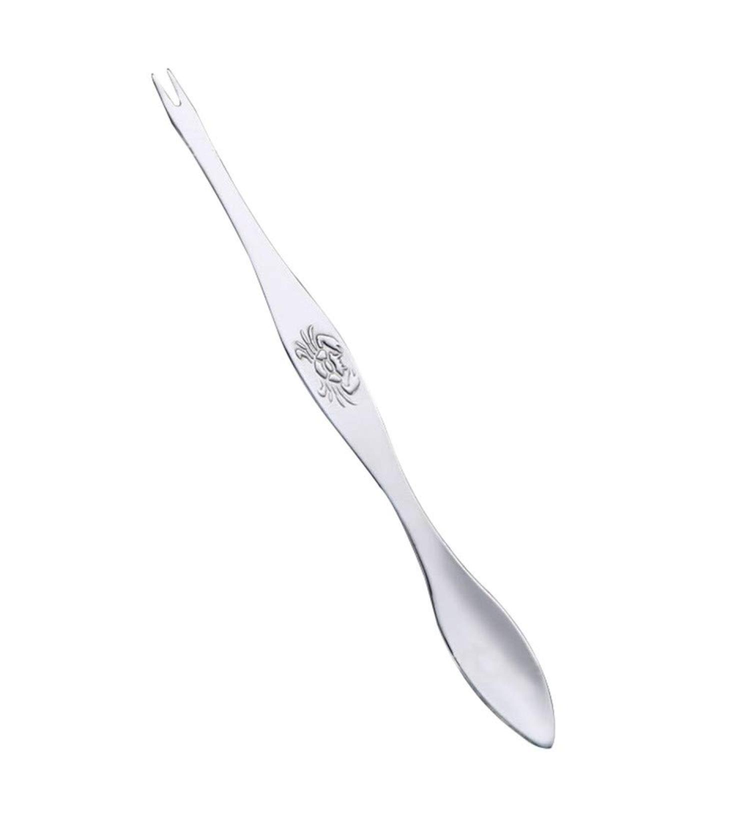Alloy Steel Pliers Multi-Purpose Stainless Crab Eating Fork Tool Kitchen Dining & Bar Fingernail Scrub Brush Hard Bristles (Silver One Size) Silver One Size - Buy Online on GoSupps.com