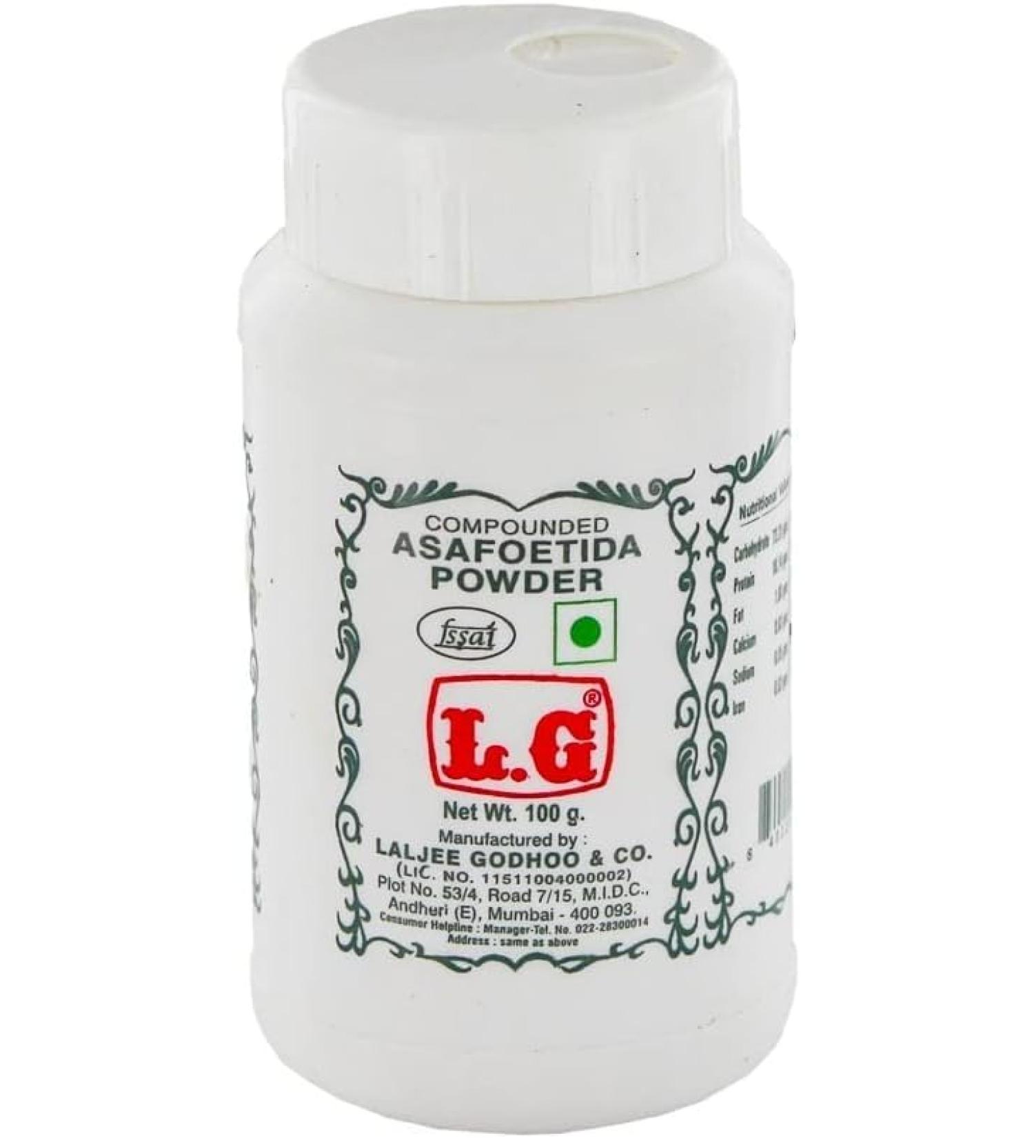 Seelans L.G Compounded Asafoetida Powder-100G Hing Powder Enhancer Ground Spice Yellow Asafoetida Powder (Pack of 2) - Buy Online on GoSupps.com