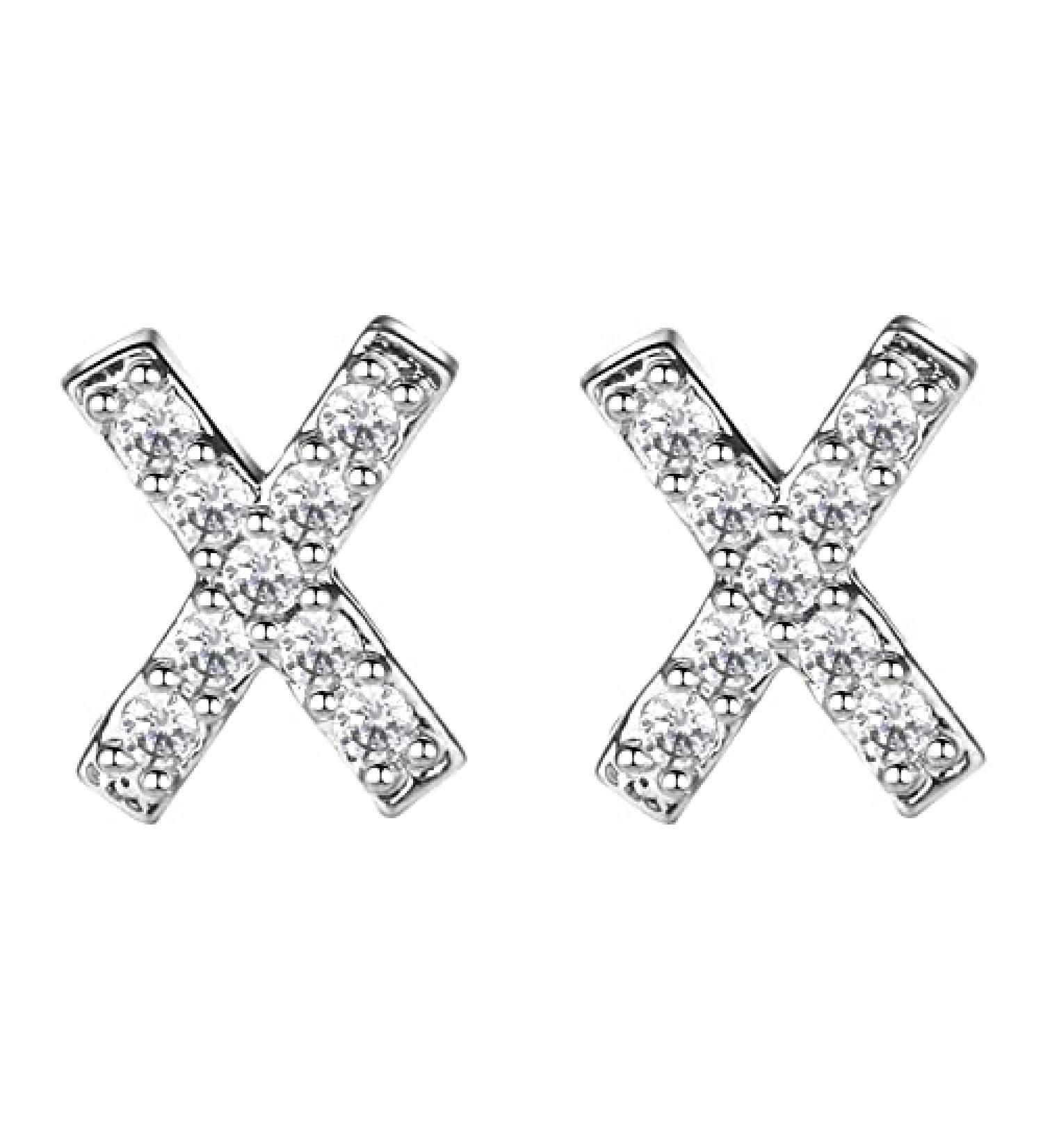 26 Earrings Earrings Girls Initial for Women Fashion Alphabet Simulated Faux Diamond Stud Earrings for - Buy Online on GoSupps.com