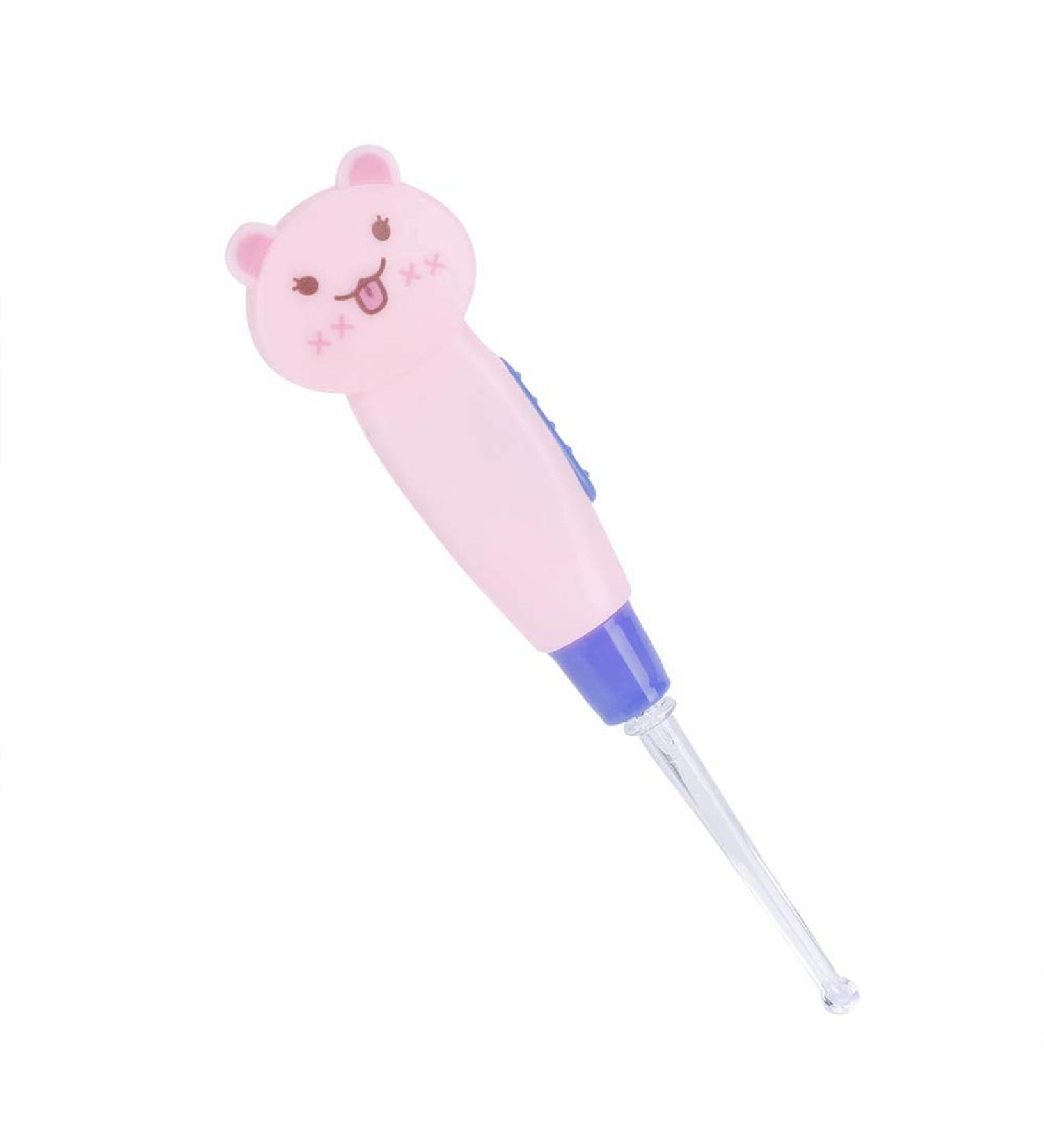 Baby Earwax Remover - Cute Cartoon LED Earpick & Cleaner Tool (Cat) for Gentle Ear Care - Buy Online on GoSupps.com