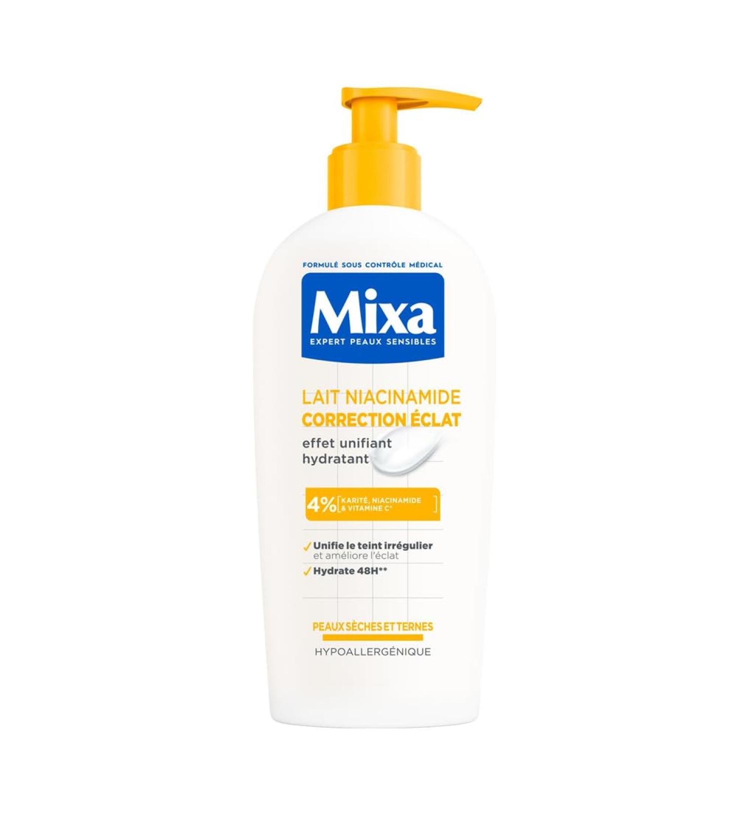Mixa Milk Niacinamide Correction Radiance 250ML - Buy Online on GoSupps.com