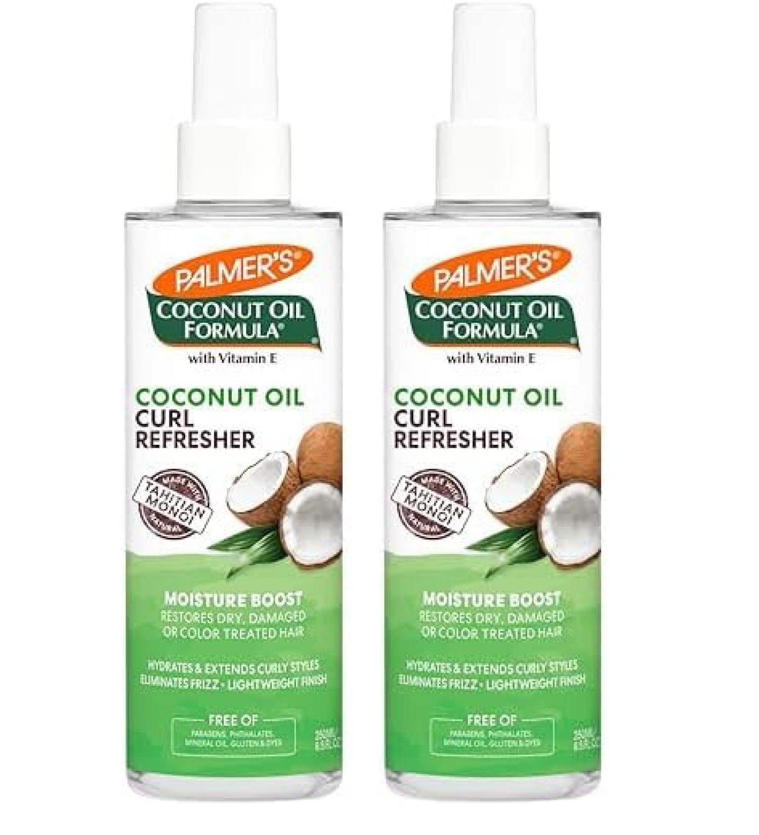 Palmer's Coconut Oil Formula Moisture Boost Curl Refresher Spray 8.5 Ounce (Pack of 2) 8.5 Fl Oz (Pack of 2) - Buy Online on GoSupps.com