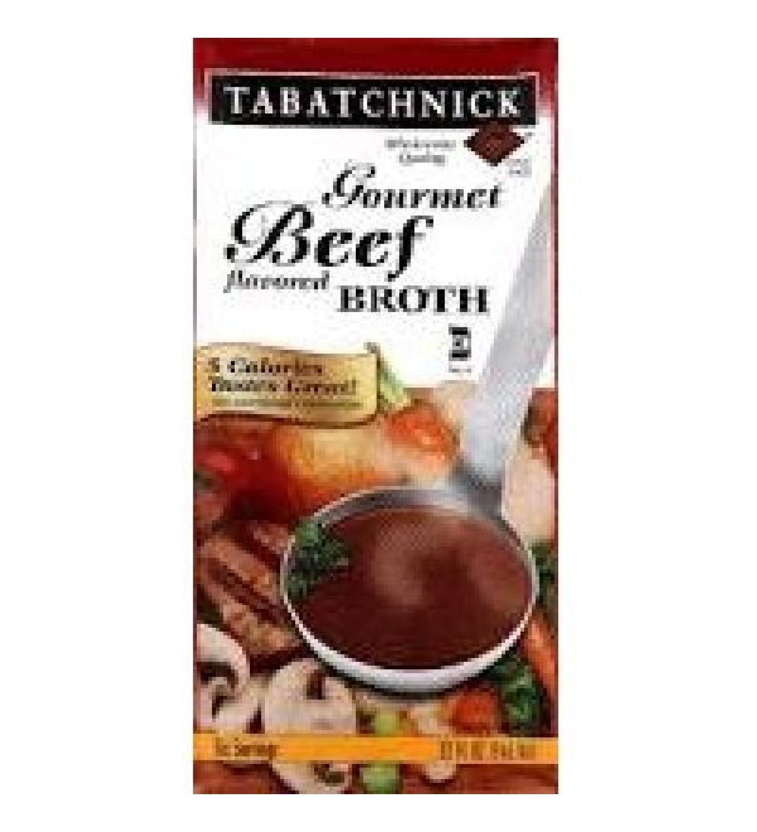 Tabatchnick Gourmet Beef Broth 32 Oz (Pack of 2)