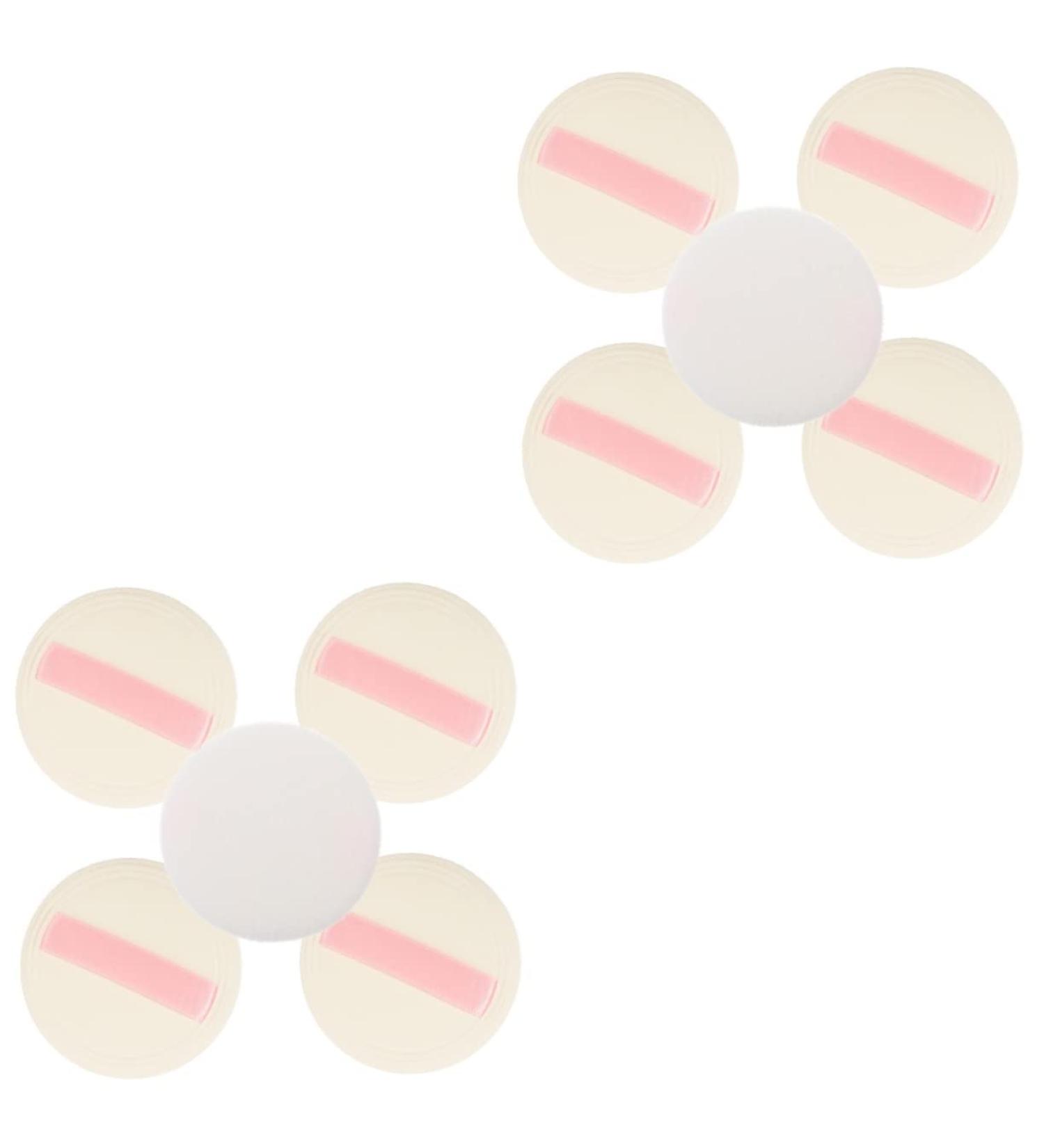 FRCOLOR 10 Pcs Body Powder Puffs - Blush Makeup Puff Set for Women & Girls - Ideal for Foundation & Body Powder Application - Buy Online on GoSupps.com