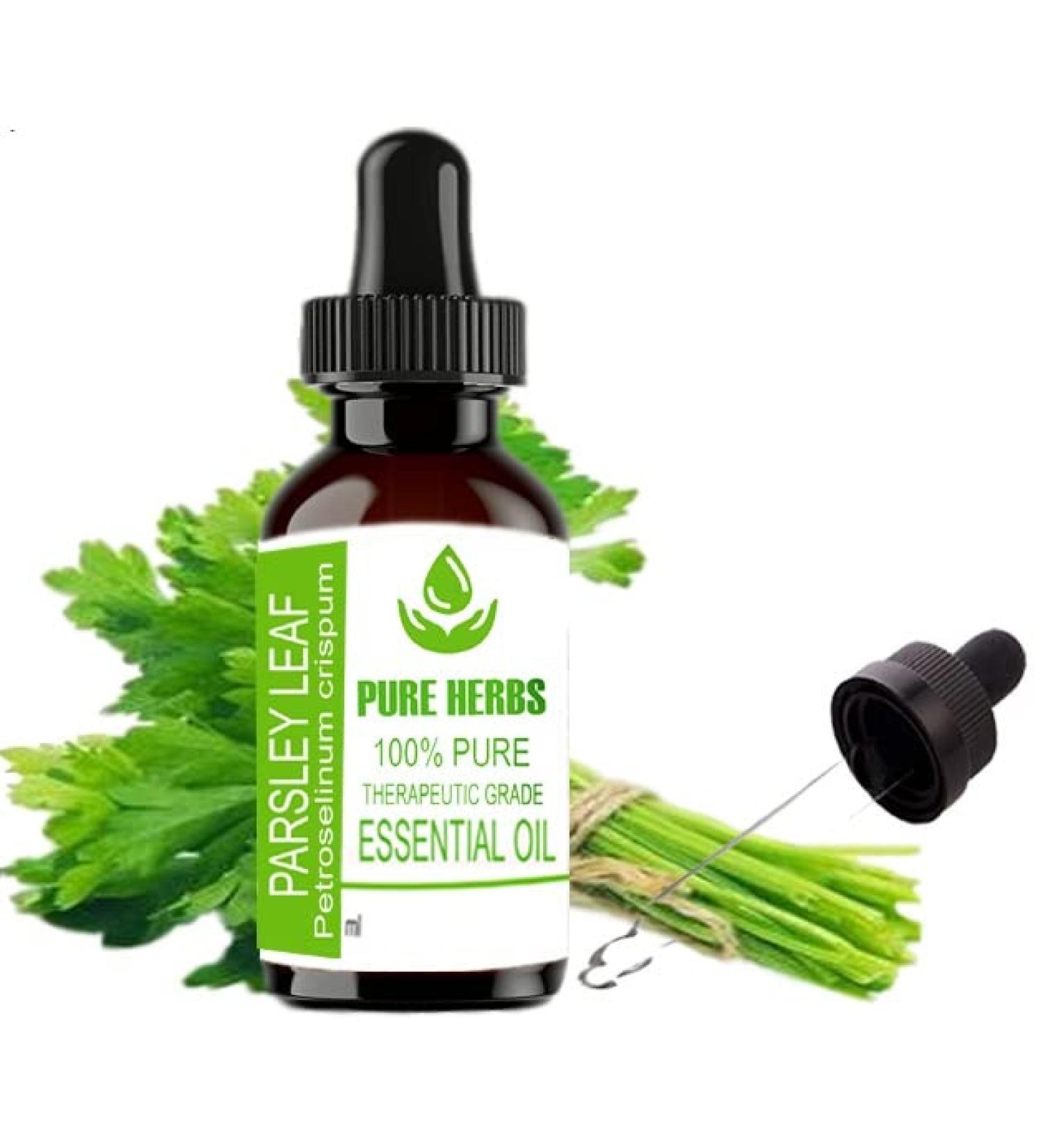 Pure Herbs Parsley Leaf Essential Oil (100 ml) - Natural Aromatherapy | Premium Quality Petroselinum Crispum for International Shipping - Buy Online on GoSupps.com