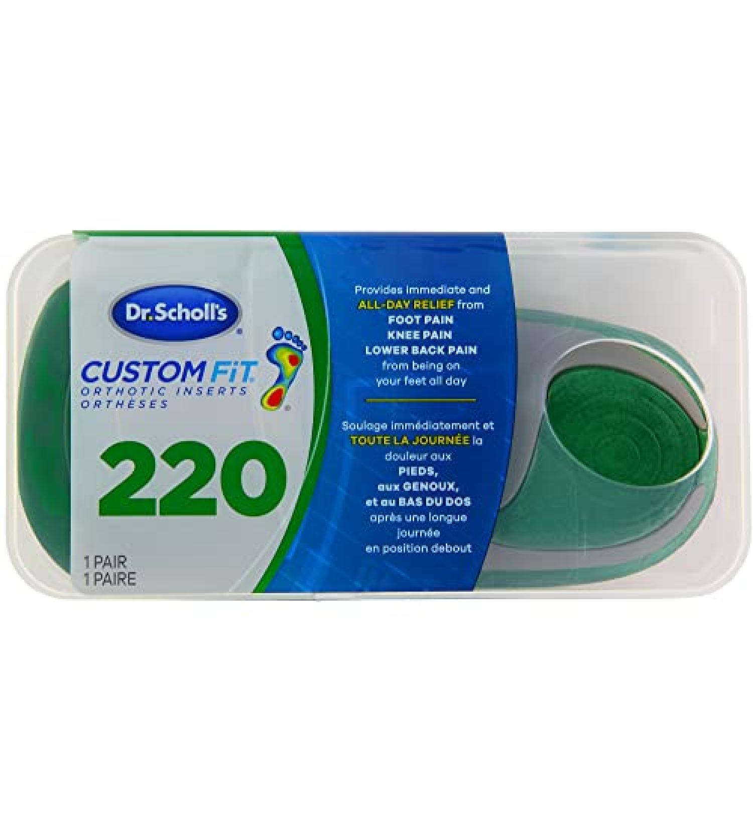 r. Scholl's Custom Fit Orthotic Inserts  CF 220