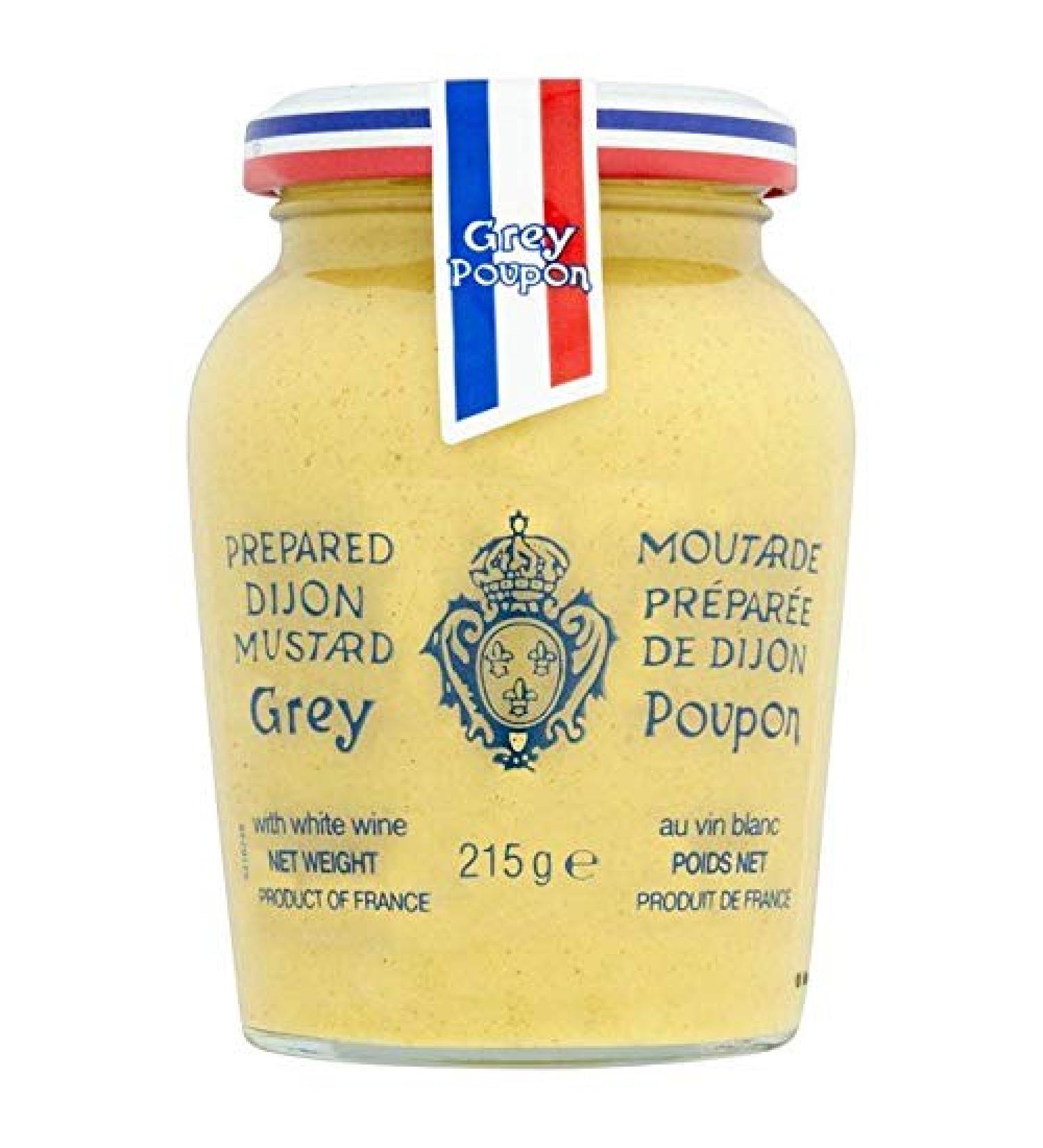 GREY POUPON Grey Poupon Dijon Mustard 215g