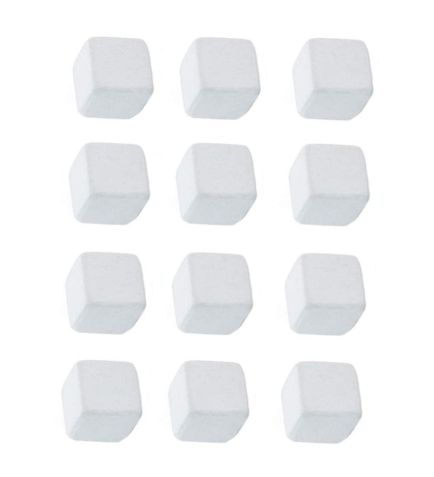 POPETPOP 12pcs Fish Tank Calcium Stone | Natural Calcium Mineral for Reptiles | Molar Cube Calcium Supplement Grinding Rock Block | White - Buy Online on GoSupps.com