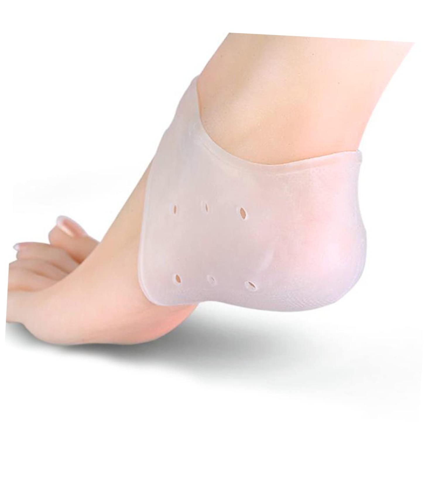 Ipetboom Heel Protective Sleeve 6 Pairs Clear Jel Silicone Gel Silicone Ankle Cover Gel Foot Socks Gel Ankle Protectors Shoe Mats Shoe Pads Ankle Socks Insole Heel White Heel Socks - Buy Online on GoSupps.com