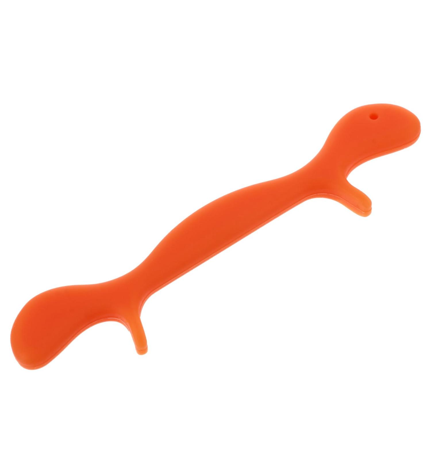 Angoily Facial Smile Maker Arm Sleeves - Face Trainer & Slim Mouth Exerciser | Enhance Your Smile & Beauty - 11.5X2.5cm Orange - Buy Online on GoSupps.com