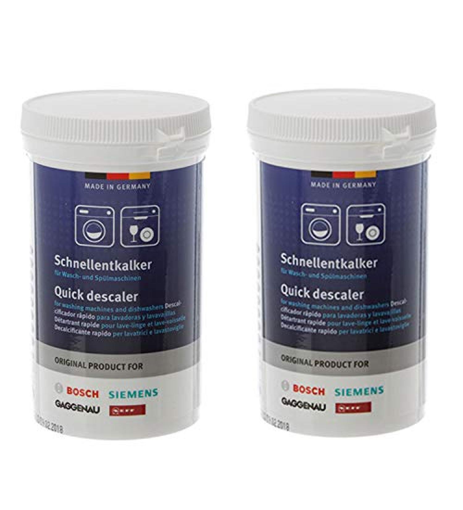 Bosch 00311918 Quick Descaler for Washing Machines and Dishwashers - 2-Pack - Buy Online on GoSupps.com