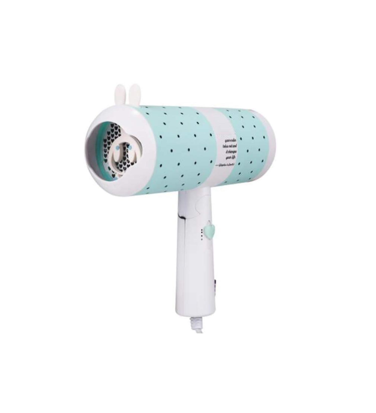 ADITAM Hair Dryer 1000 Watt Hair Dryer Light Hair Dryer Foldable Portable Hair Dryer Fragrance for Girls for Students and Travel Pink Green/Green Double The Comfort - Buy Online on GoSupps.com