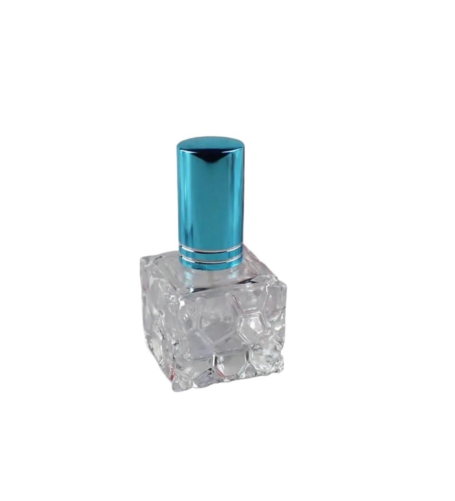 10pcs Sky Blue 10ml Glass Perfume Spray Bottles - Refillable Travel Atomizers for Makeup & Fragrance - Buy Online on GoSupps.com