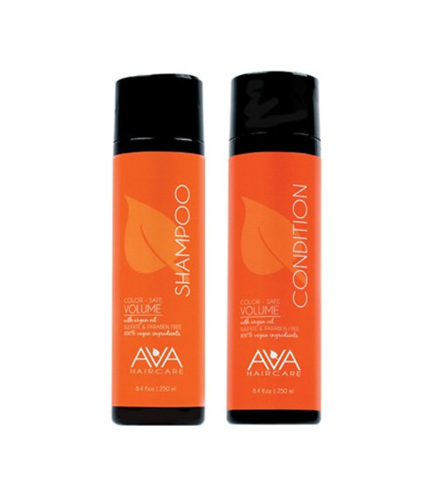 Buy Vegan Volume Shampoo & Conditioner Set - Sulphate Free Paraben Free Cruelty Free (8.4oz Each) - International Shipping Available - Buy Online on GoSupps.com