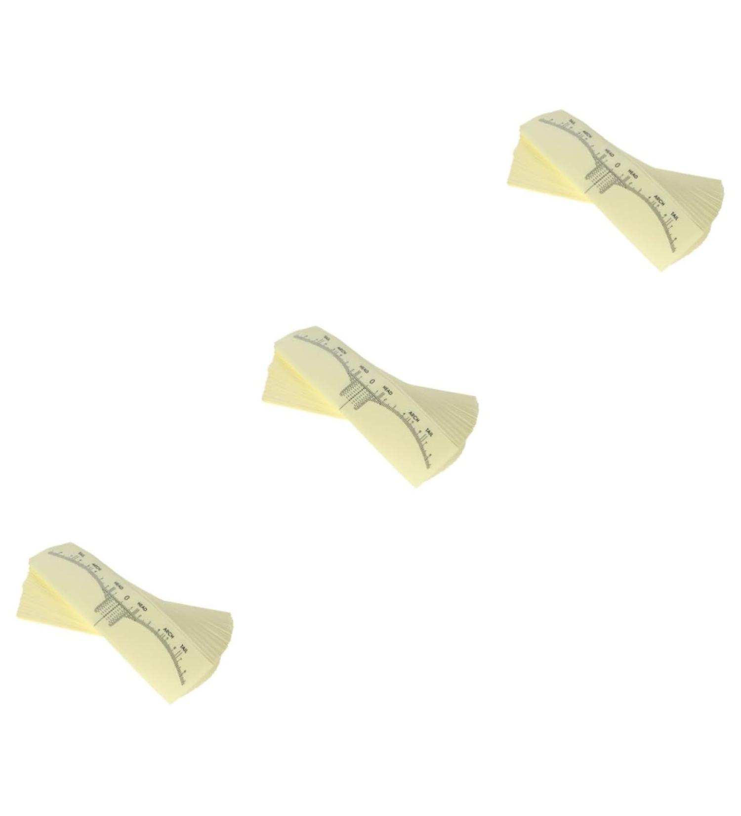 Beavorty 300 PCS transparent stickers eyebrow stencil positioning microblading measuring tool ruler seal - Buy Online on GoSupps.com