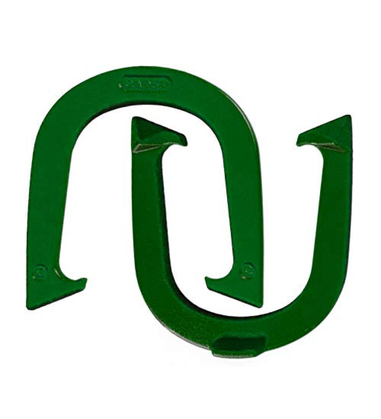 Light Weight Cadet Pitching Horseshoes - NHPA Sanctioned for Tournament Play - Drop Forged Steel - One Pair (2 Shoes) Green - Buy Online on GoSupps.com