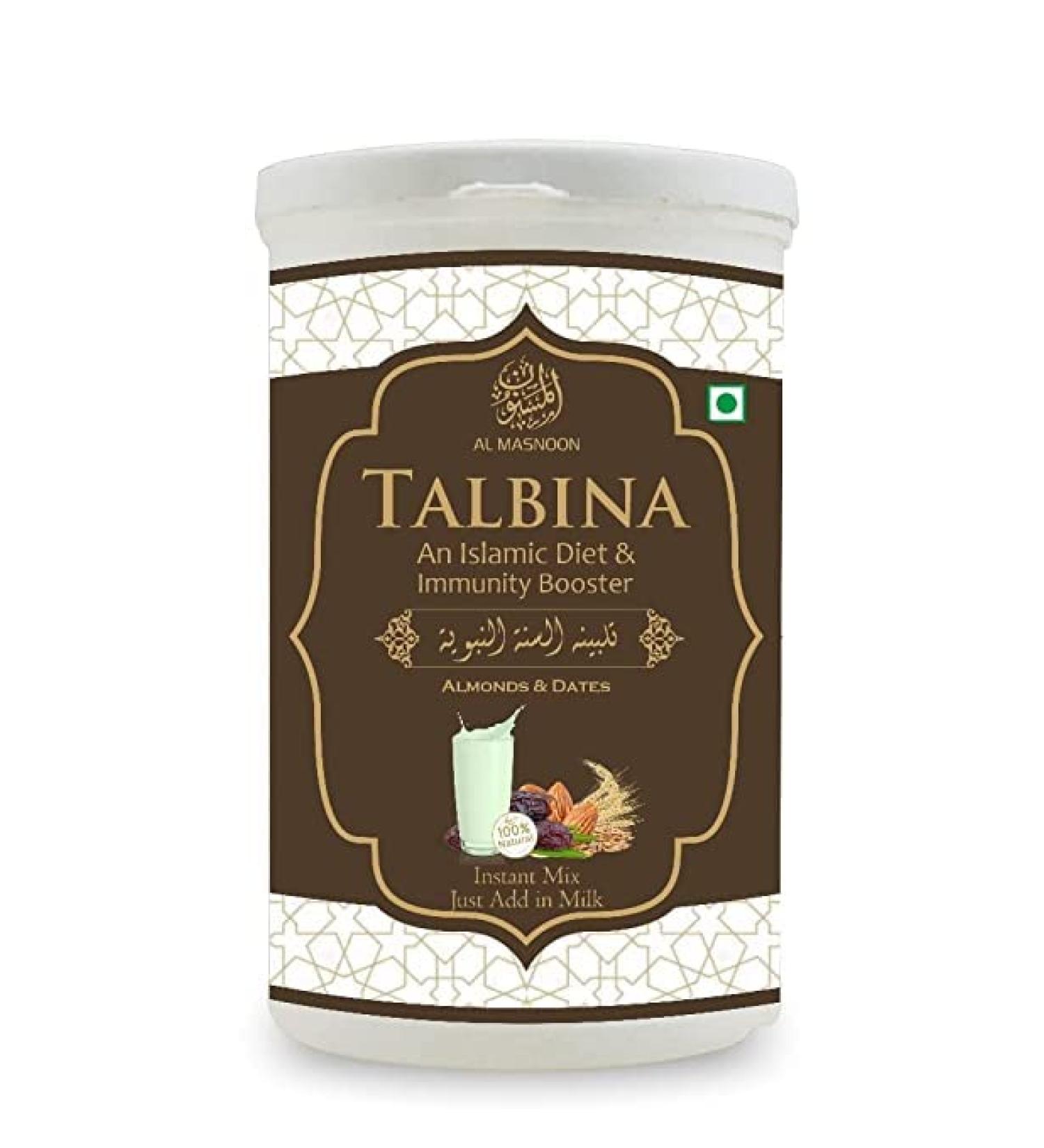 SHN Talbina with Almond & Dates 300gm | An Islamic Diet & Immunity Booster - Buy Online on GoSupps.com