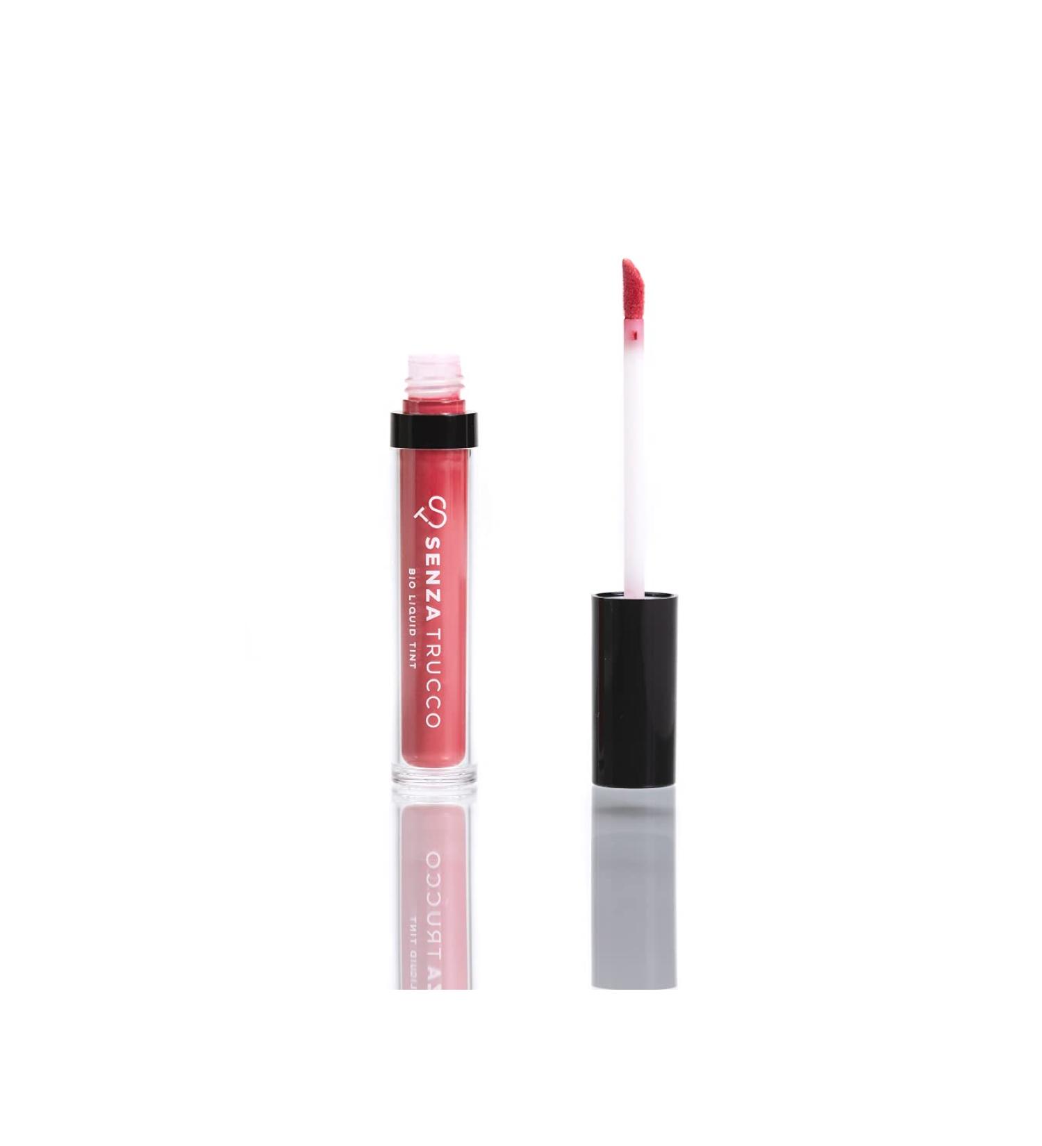  SENZA TRUCCO LIP TINT Rosettes opaque liquid hassle-free BIO LIQUID TINT - CORAL REEF - 03 natural organic matte - Buy Online on GoSupps.com
