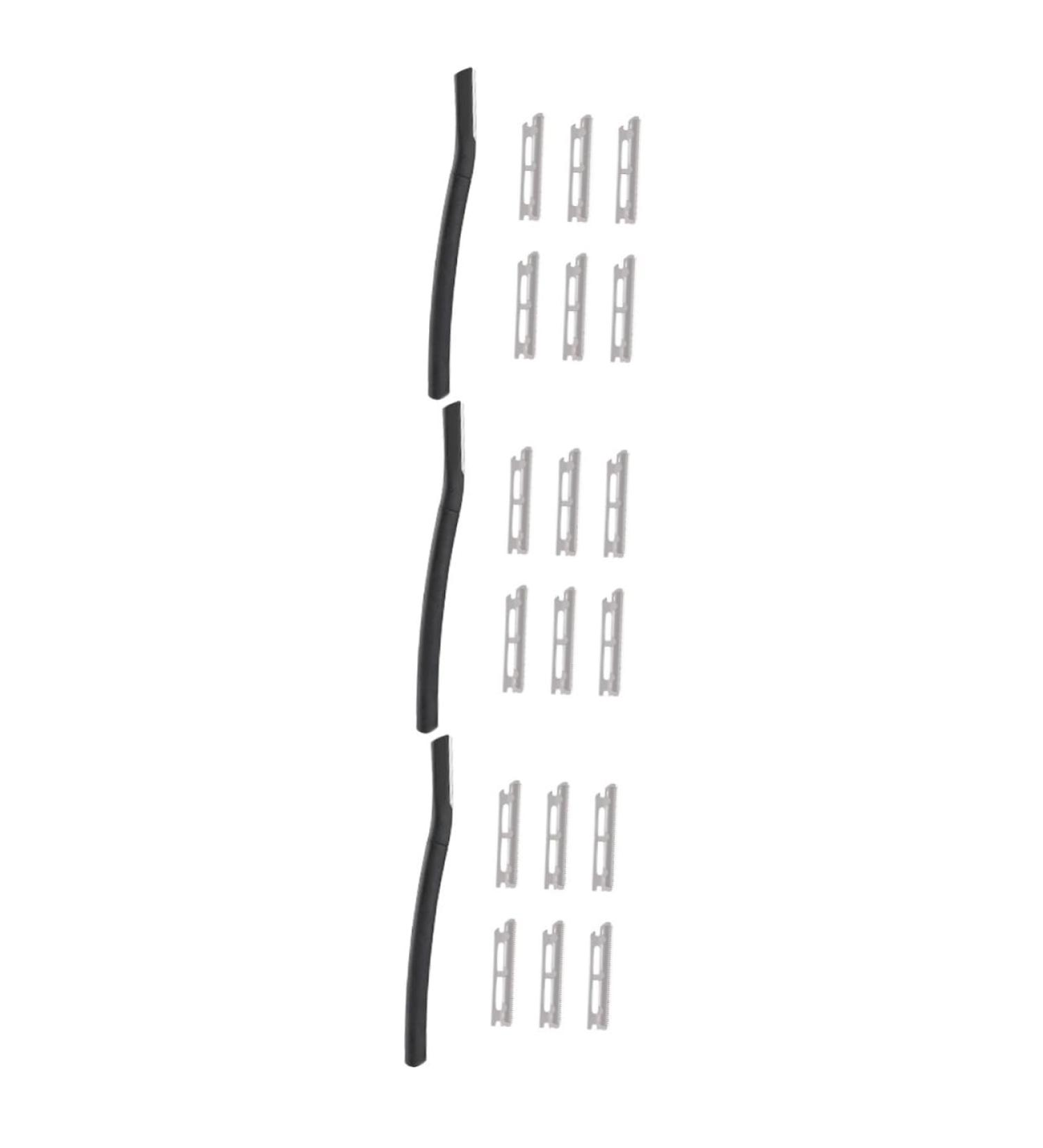 Frcolor 3 Sets Peach Fuzz Razor & Eyebrow Cutter Tool - Facial Hair Removal for Men & Women | International Shipping Available - Buy Online on GoSupps.com